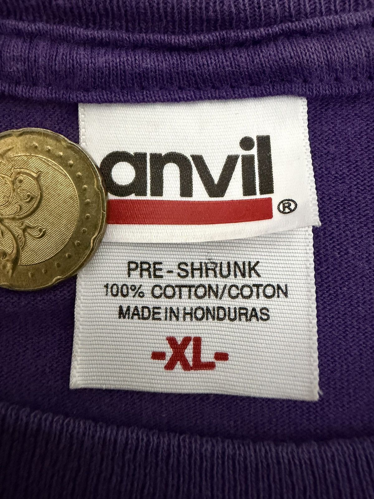 Anvil VTG ✊🏽 REVOLUTIONIST ICON GRAPHIC BEAUTY DISTRESS RAVE COLOUR Size US XL / EU 56 / 4 - 14 Thumbnail
