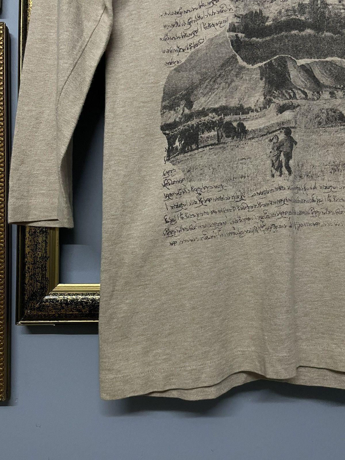 Designer × Japanese Brand × Vintage Vintage 1990s Designer Saint Gerve Hindu Poem Longsleeve Size US M / EU 48-50 / 2 - 5 Thumbnail