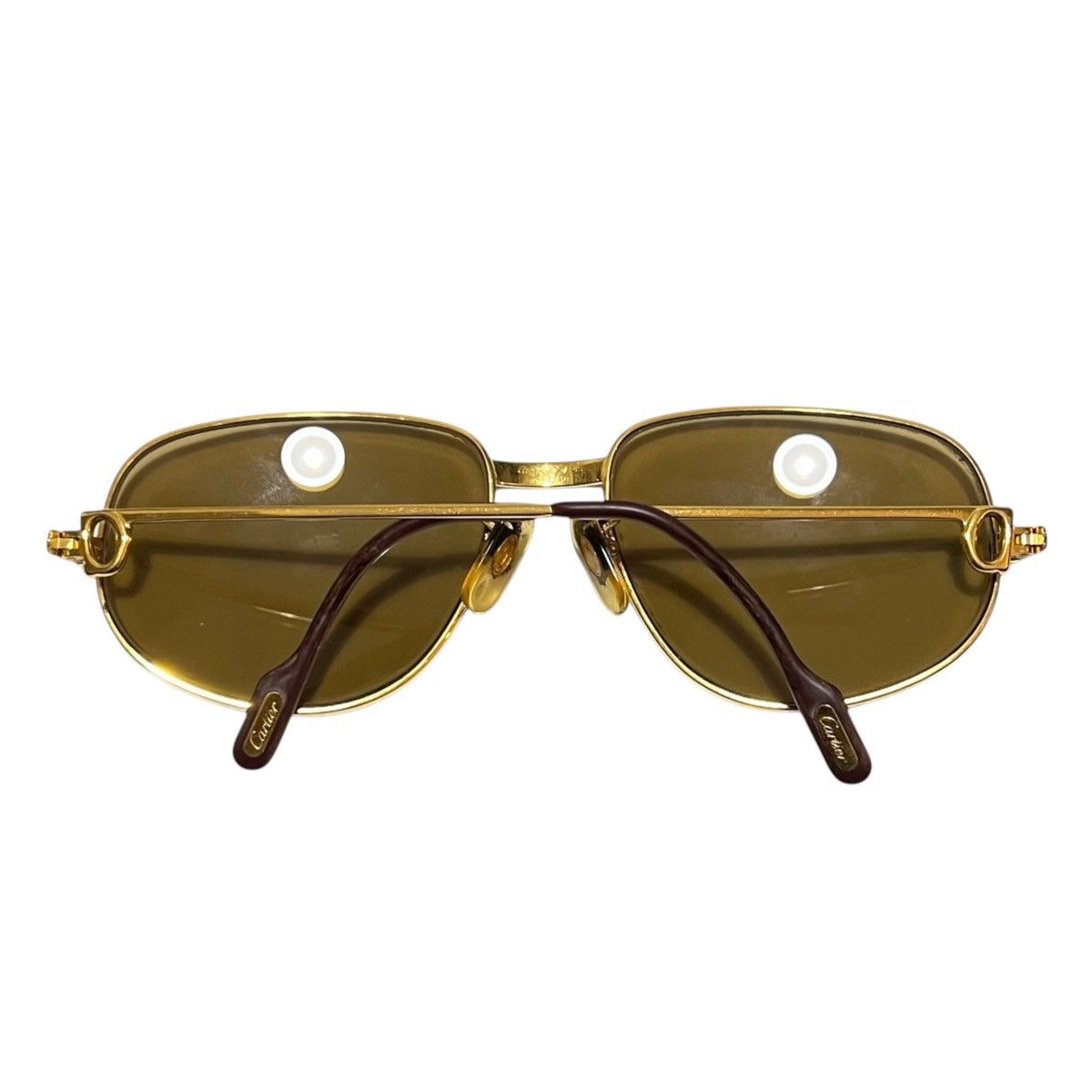 Cartier Cartier Vintage Trinity Gold Flame Sunglasses Size ONE SIZE - 3 Thumbnail