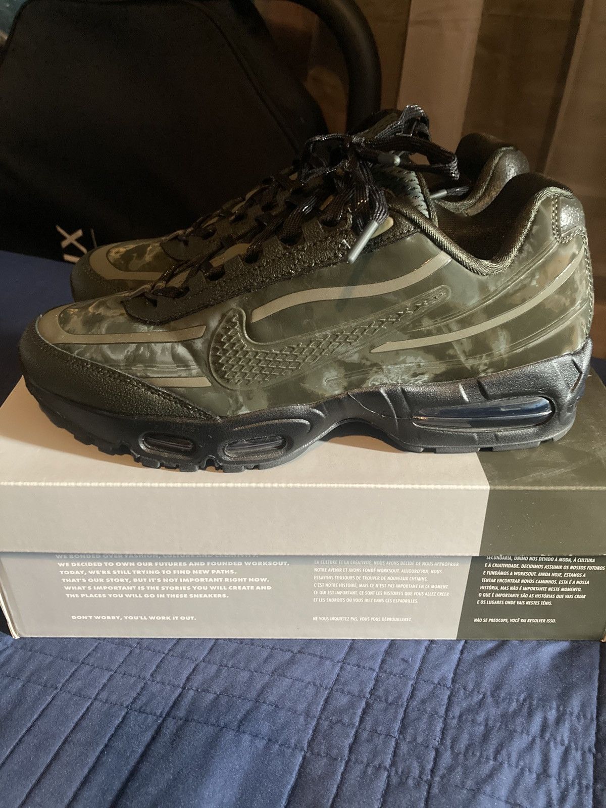Nike Nike Air Max 95 SP WORKSOUT Olive Black Size US 9.5 / EU 42-43 - 5 Thumbnail