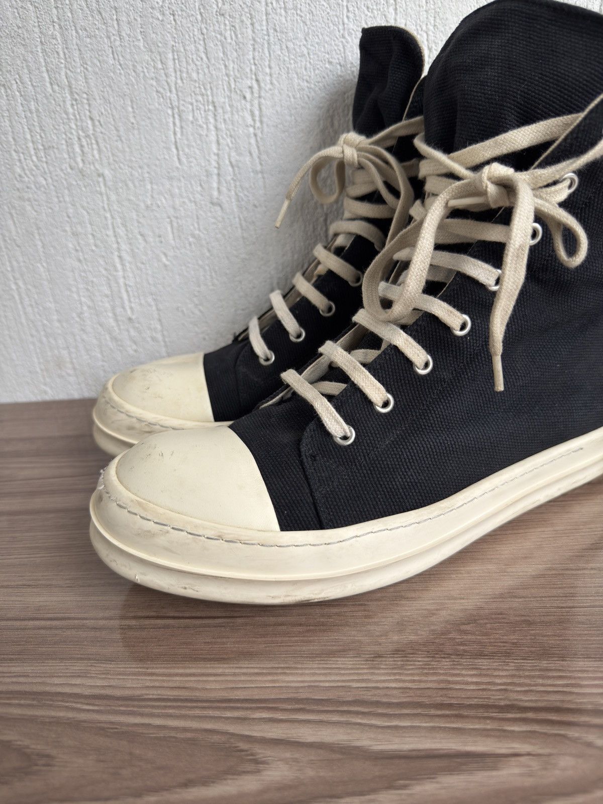 Rick Owens Drkshdw Canvas drkshdw Ramones Size US 10.5 / EU 43-44 - 2 Thumbnail