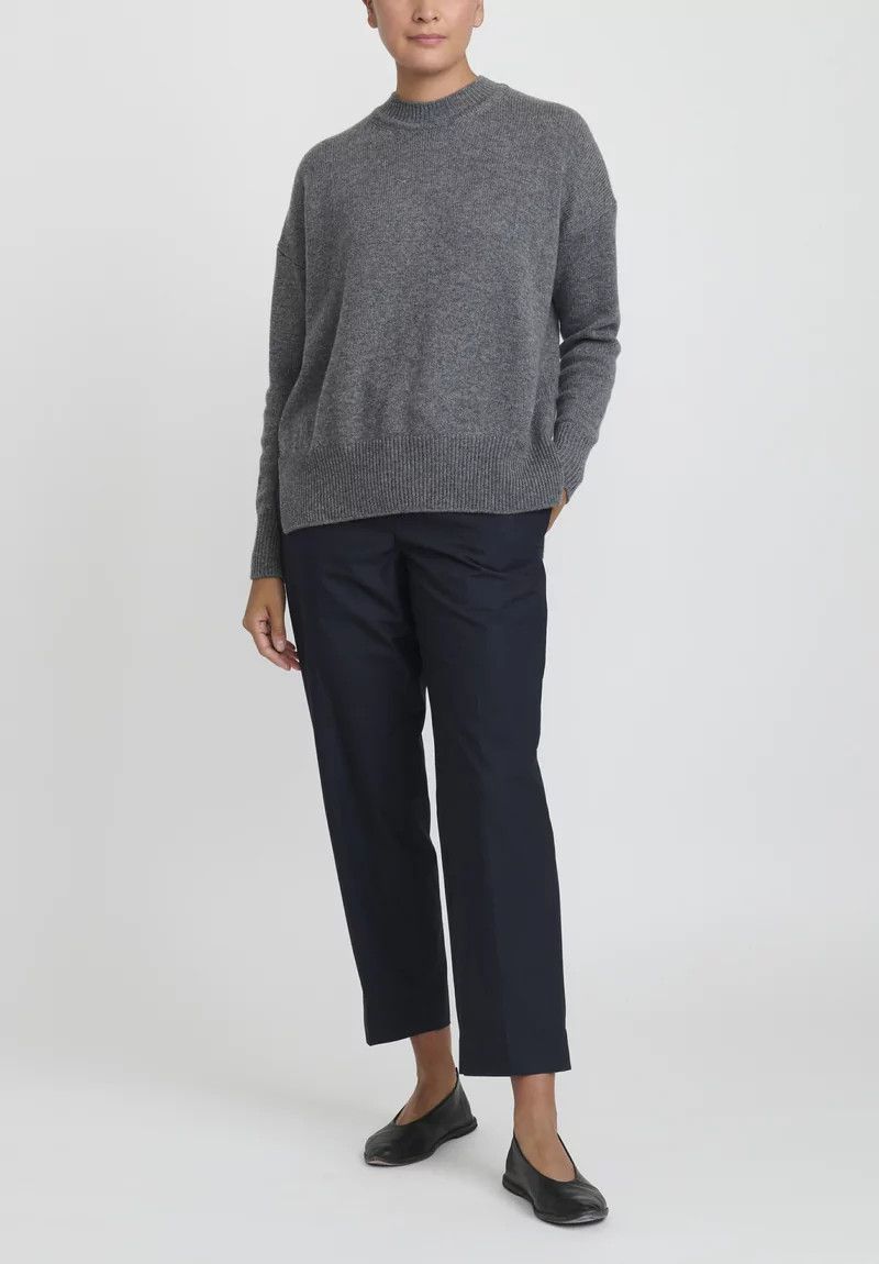 Jil Sander o1y1025 Crewneck Sweater in Gray Size S / US 4 / IT 40 - 2 Thumbnail