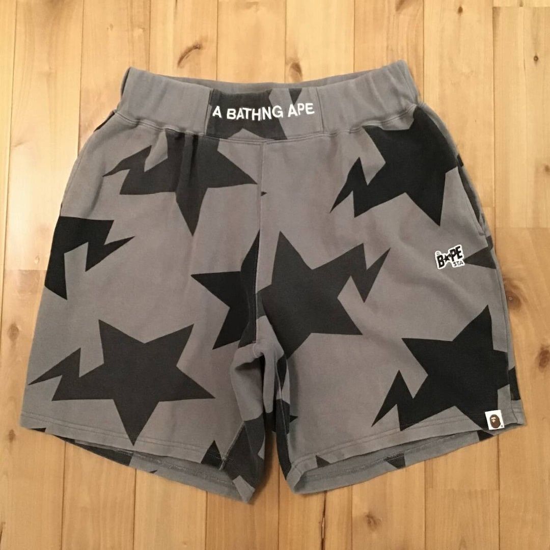 Bape BAPE STA Sweat Shorts a bathing ape star BAPESTA ★size M Size US 32 / EU 48 - 1 Thumbnail