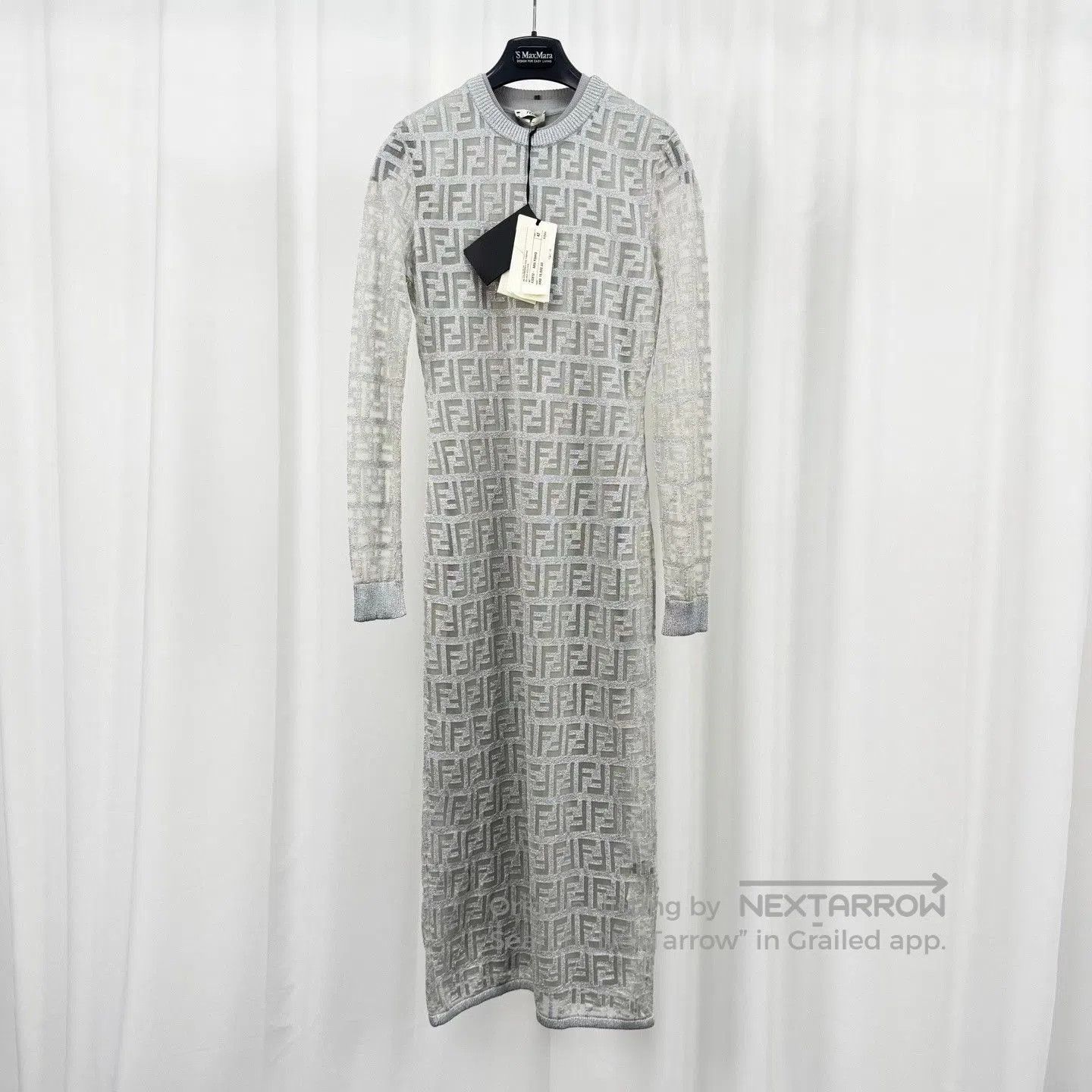 Fendi Fendi Full FF Print Double-Layer Dress. Size M / US 6-8 / IT 42-44 - 1 Thumbnail