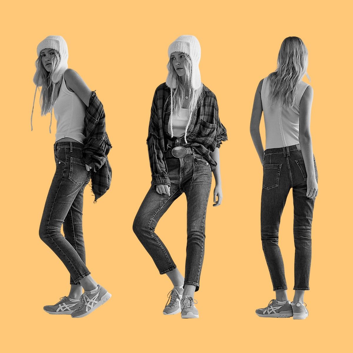 Free People Free People Wmn’s Black Skinny Mid Rise Slim Fit Jeans Sz 26 Size 26" / US 2 / IT 38 - 8 Thumbnail