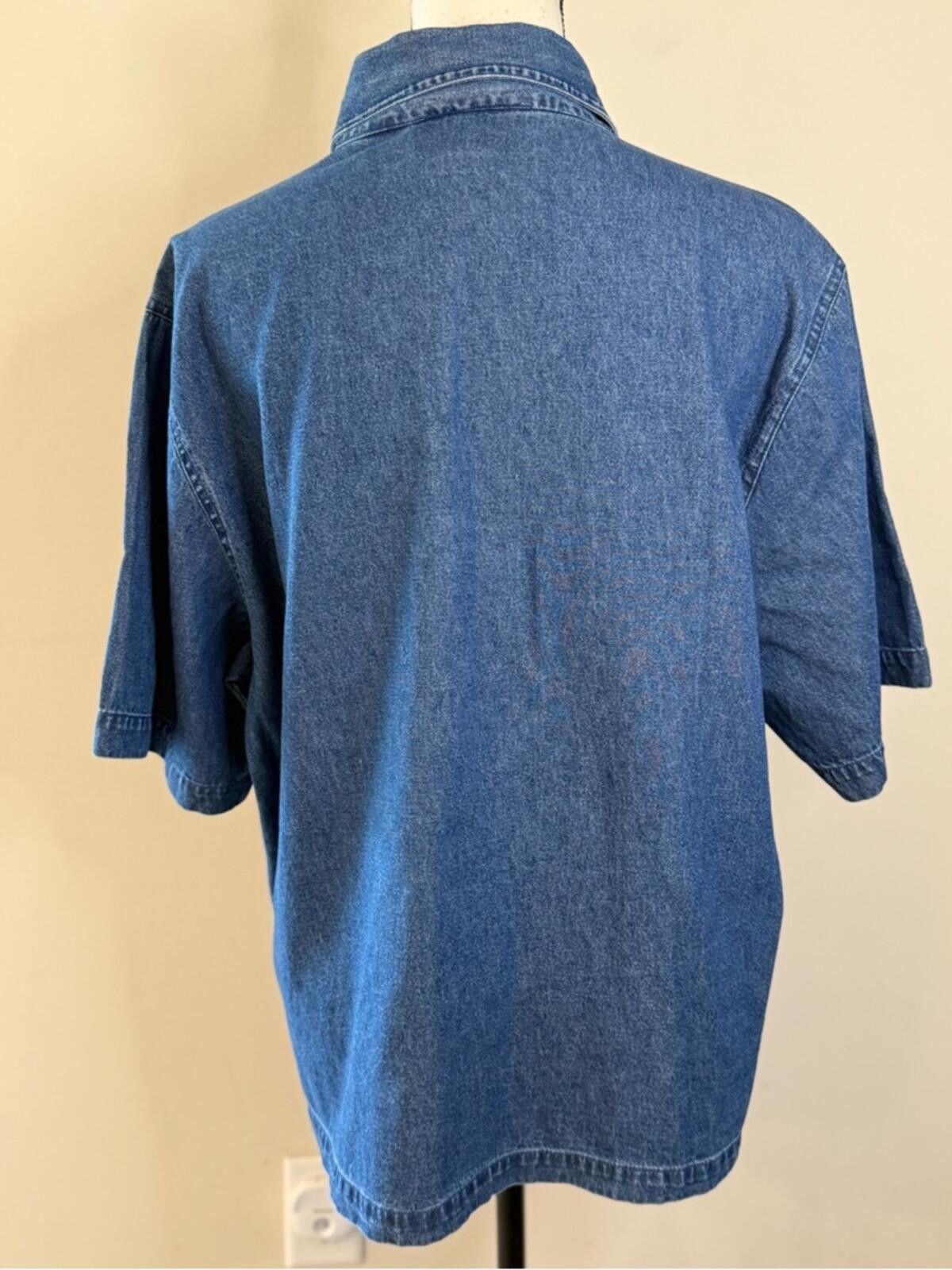 Other New Directions tropical embroidered denim button up top XL Size XL / US 12-14 / IT 48-50 - 4 Thumbnail