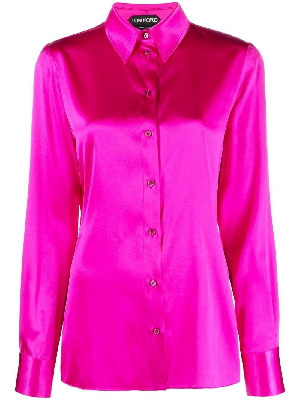 Tom Ford SATIN SHIRT Size S / US 4 / IT 40 - 1 Thumbnail