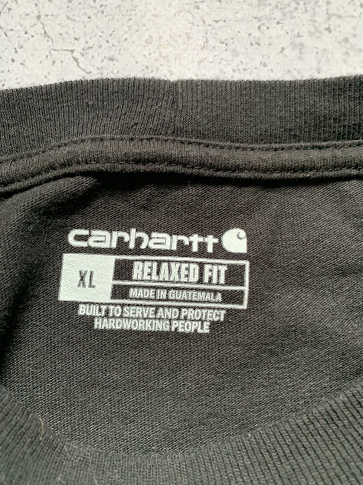 Carhartt × Vintage Vintage Carhartt Spell Out Longsleeve Big Logo Y2K USA Size US XL / EU 56 / 4 - 4 Thumbnail