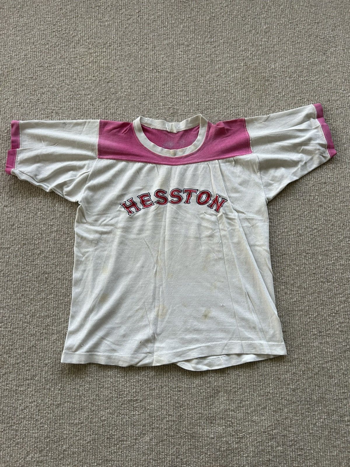 Vintage 1970s Vintage Hesston Rugby Shirt Size US M / EU 48-50 / 2 - 1 Thumbnail