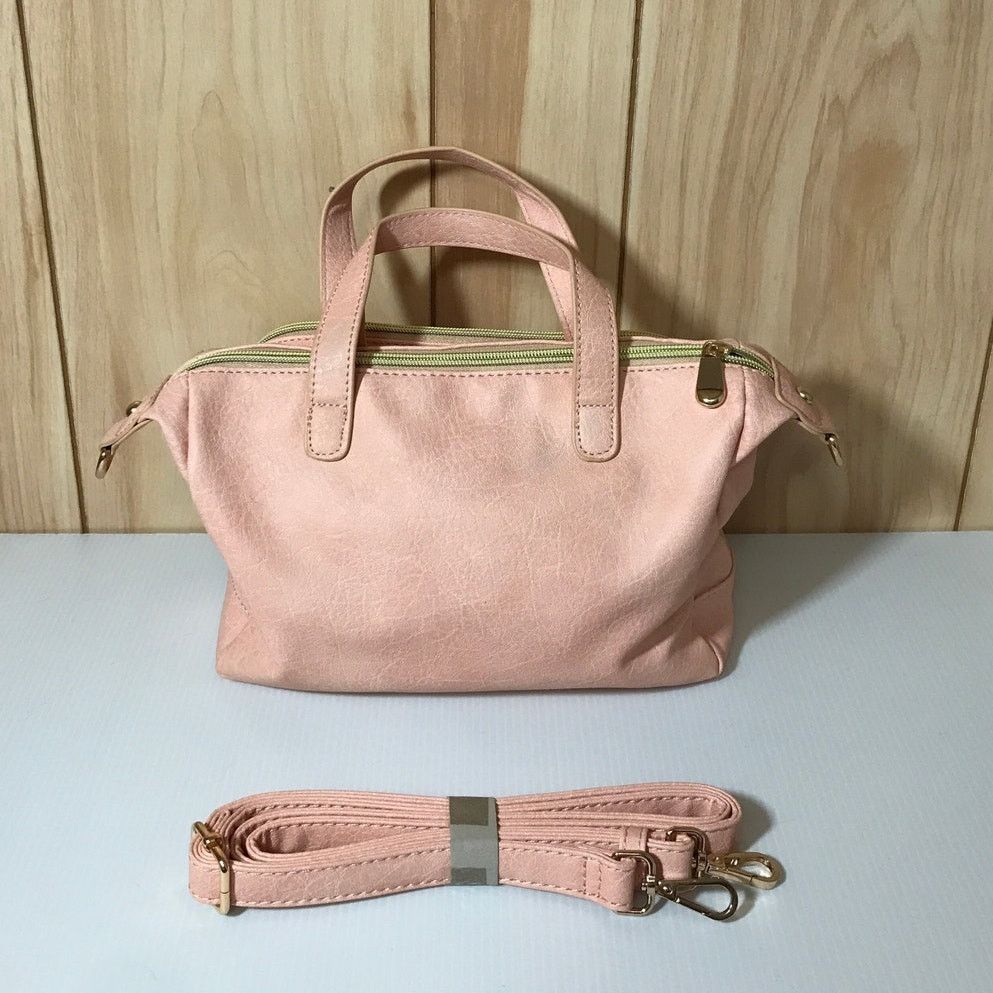 Other Brenice Pink Faux Leather Small Organizing Shoulder Handbag Size ONE SIZE - 2 Thumbnail