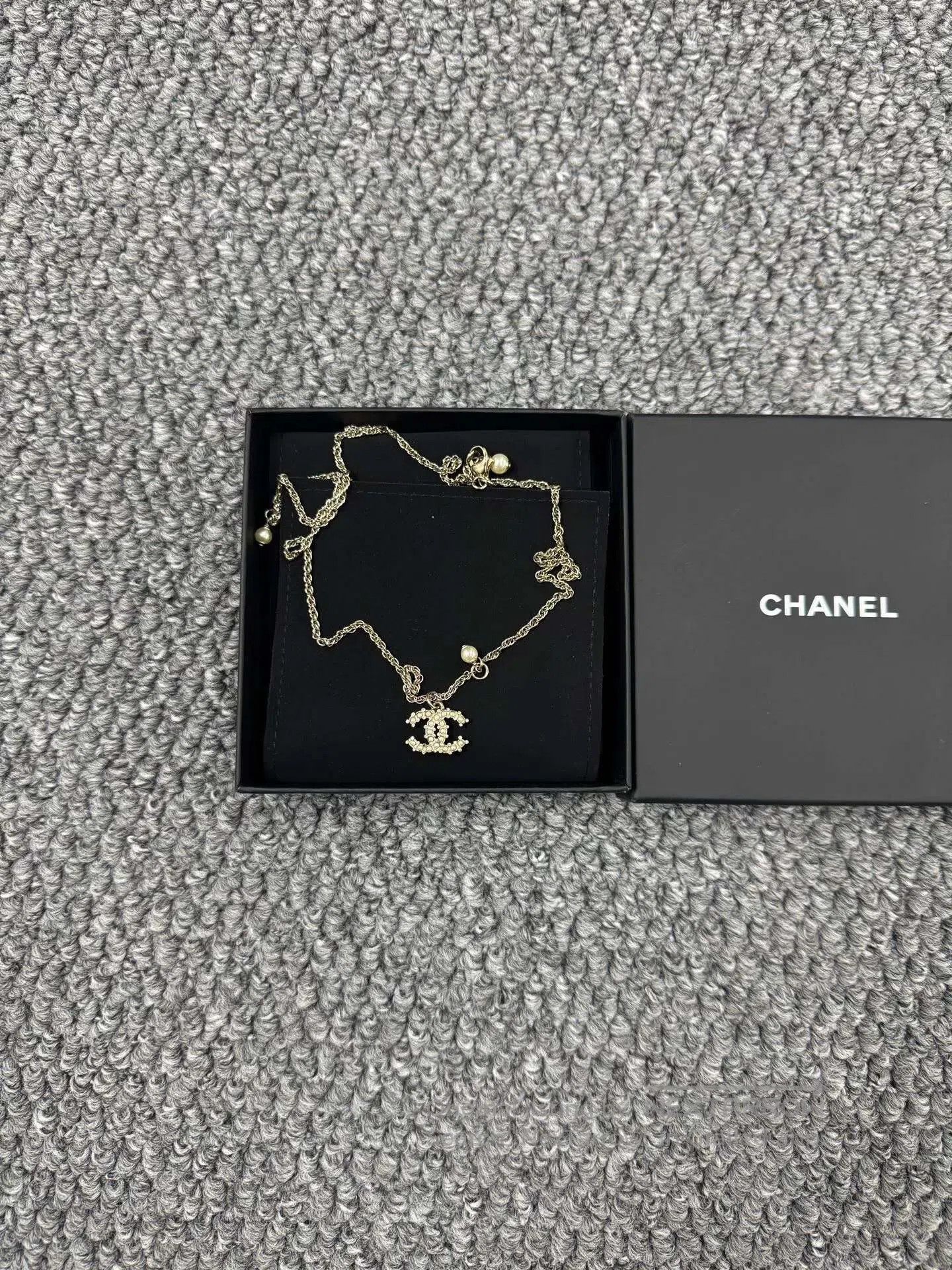 Chanel Chanel Golden Pearl Double C Necklace| Size ONE SIZE - 1 Thumbnail