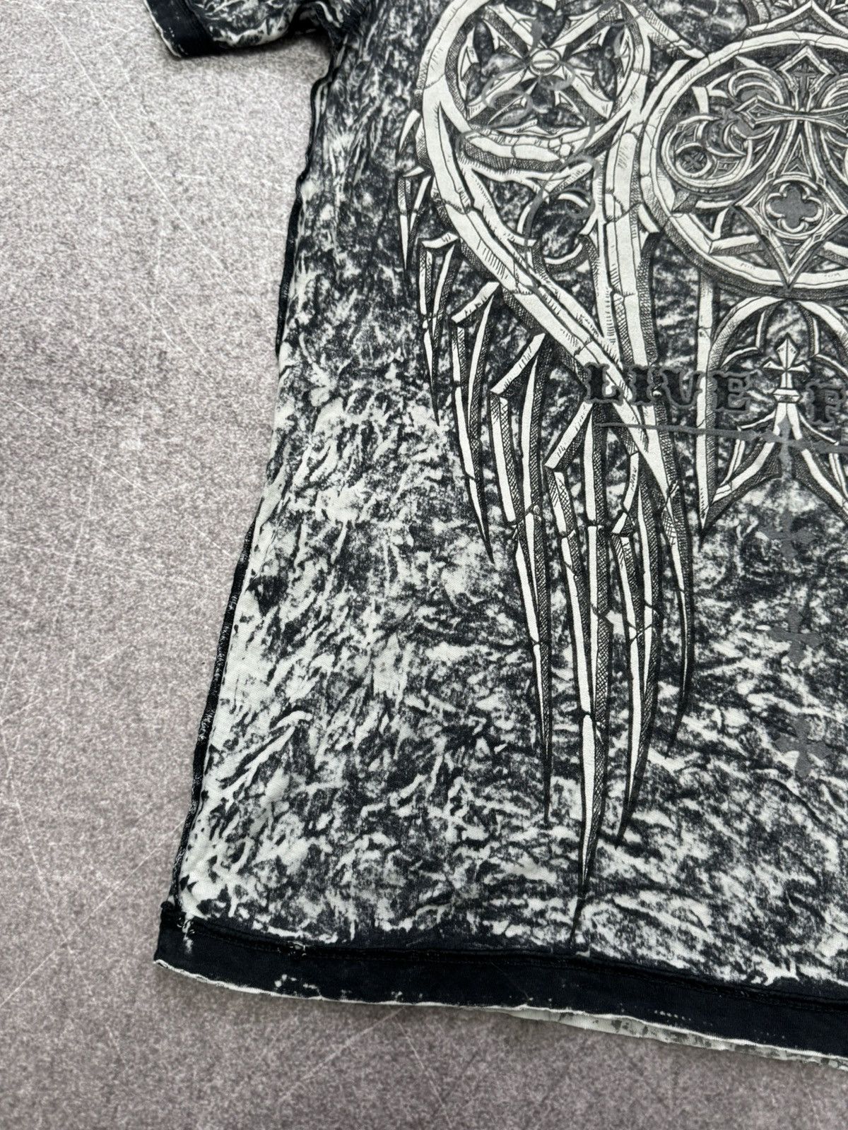 Affliction Vintage Y2K Affliction Reversible Tee Shirt Size US M / EU 48-50 / 2 - 11 Thumbnail