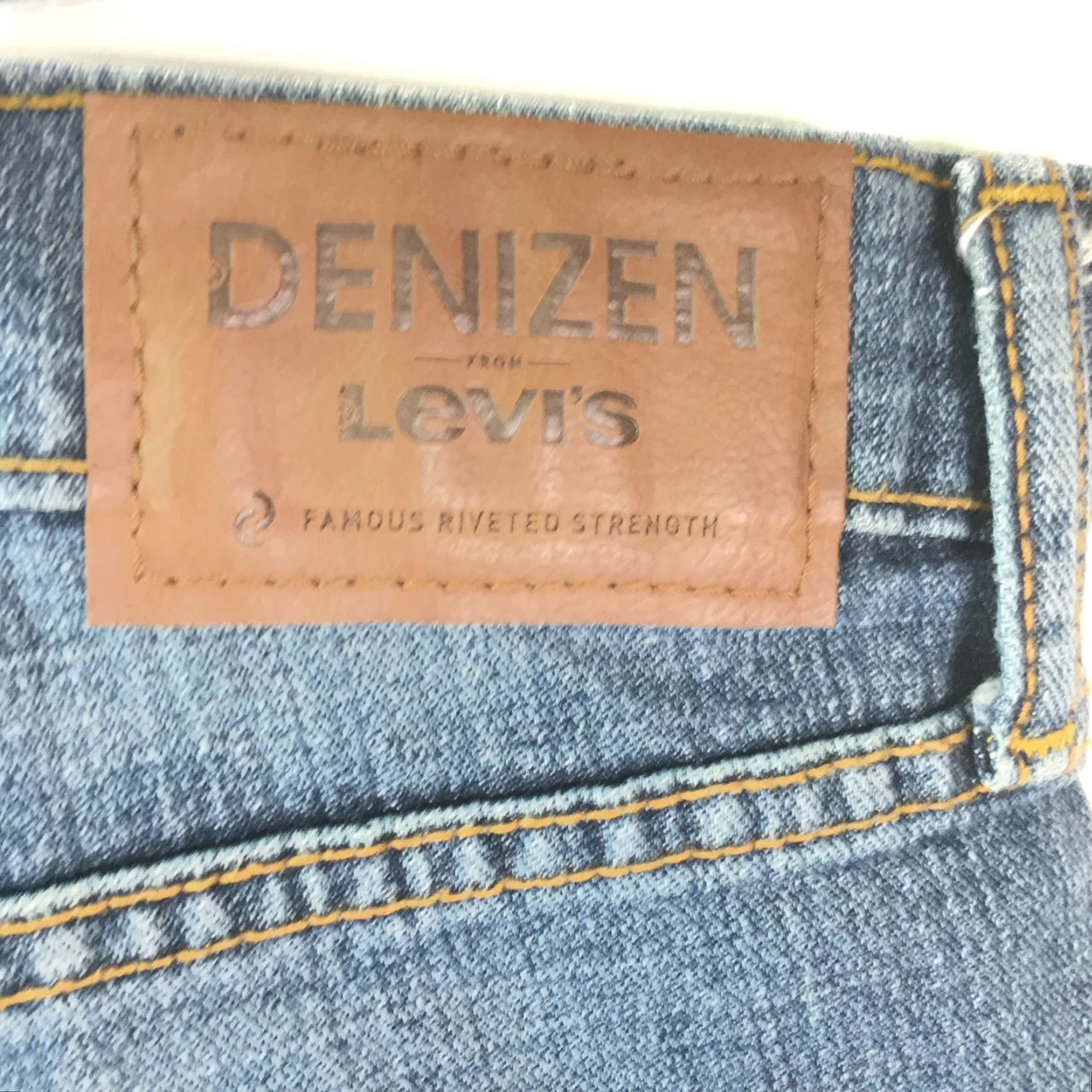 Levi's Levi's 285 Denizen Jeans - Mens - Jeans - 42X32 - Blue - Relaxed Mid Rise - 5 Pocket - Denim - Button Closure - 32 Inseam - Straight Style Size US 44 / EU 60 - 7 Thumbnail