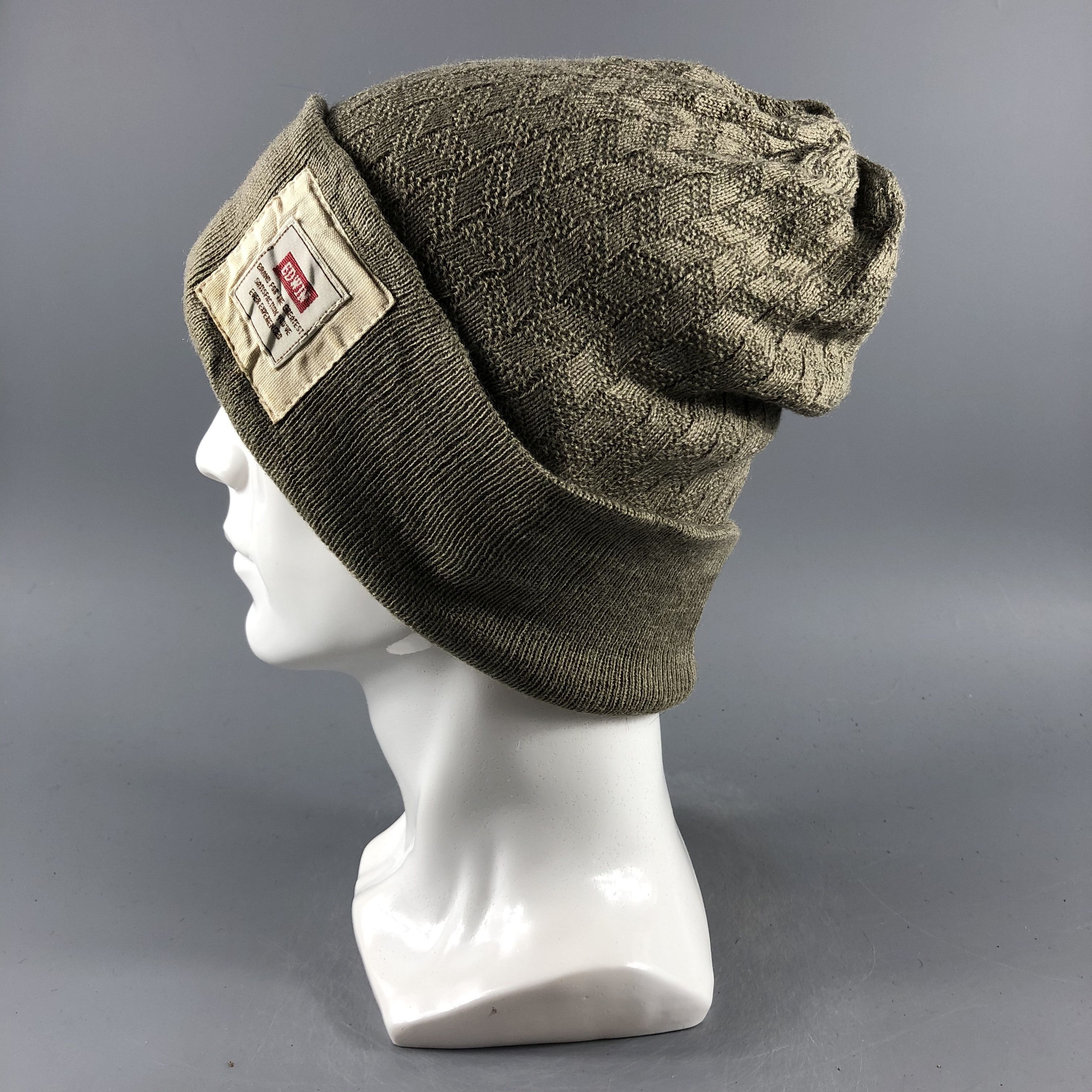 Edwin × Vintage Edwin Slouchy Beanie Snow Hat Snow Cap -D352 Size ONE SIZE - 1 Thumbnail