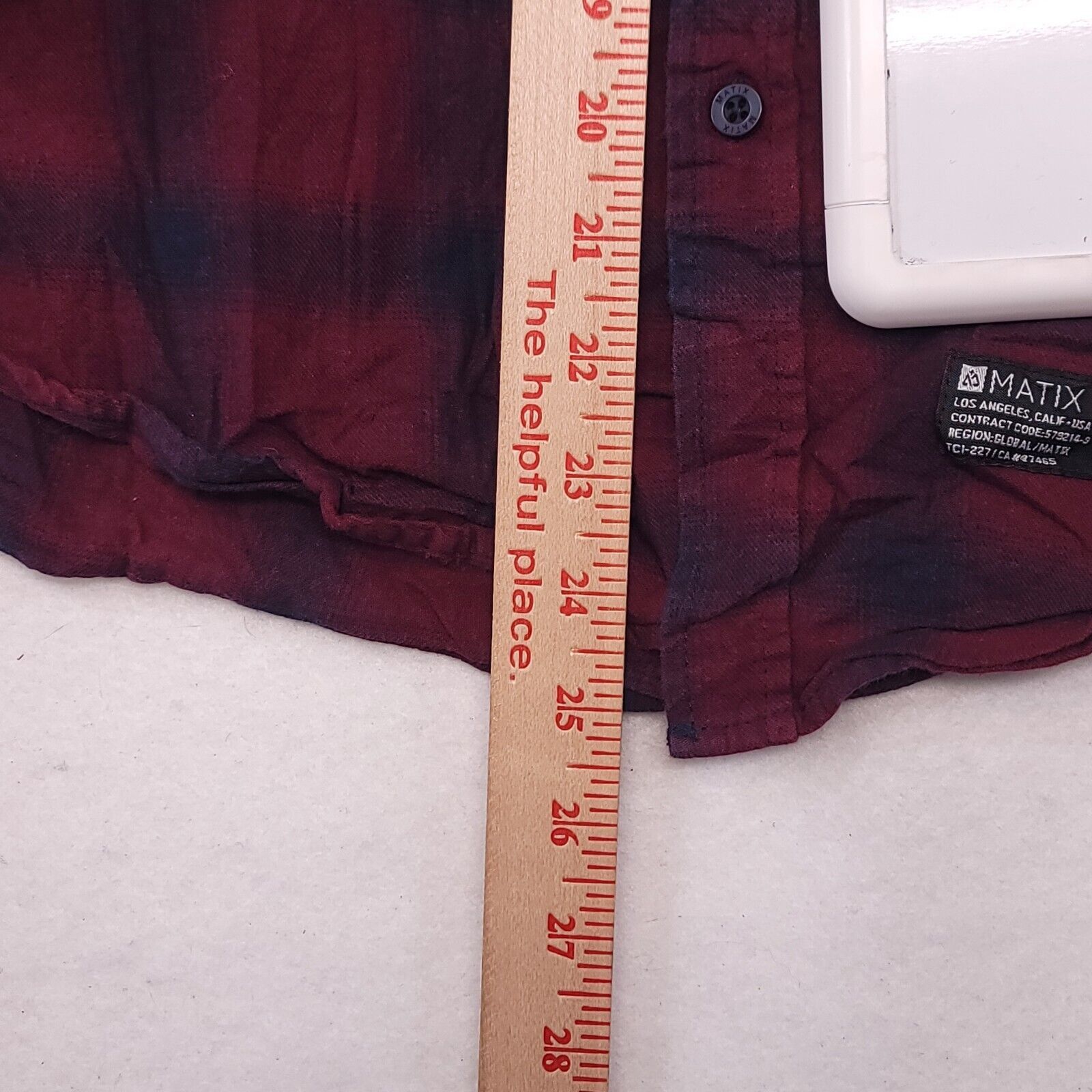 Matix Matix Tartan Flannel Button Up Shirt Mens Size Small S Red Size US S / EU 44-46 / 1 - 8 Thumbnail