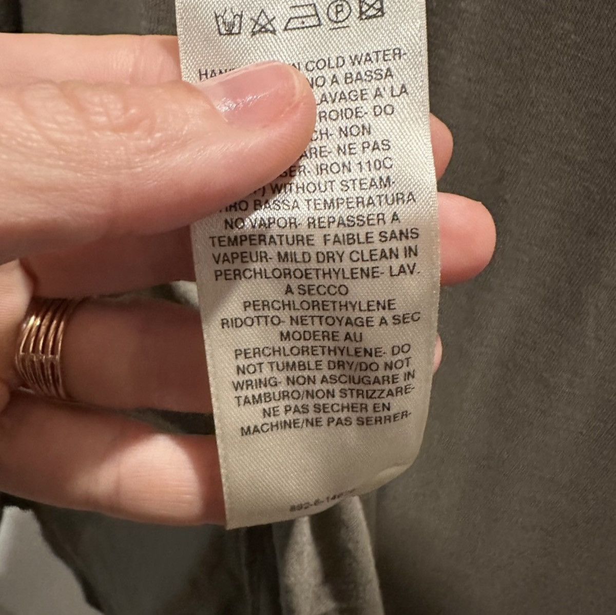 Rick Owens Green Dust T Shirt