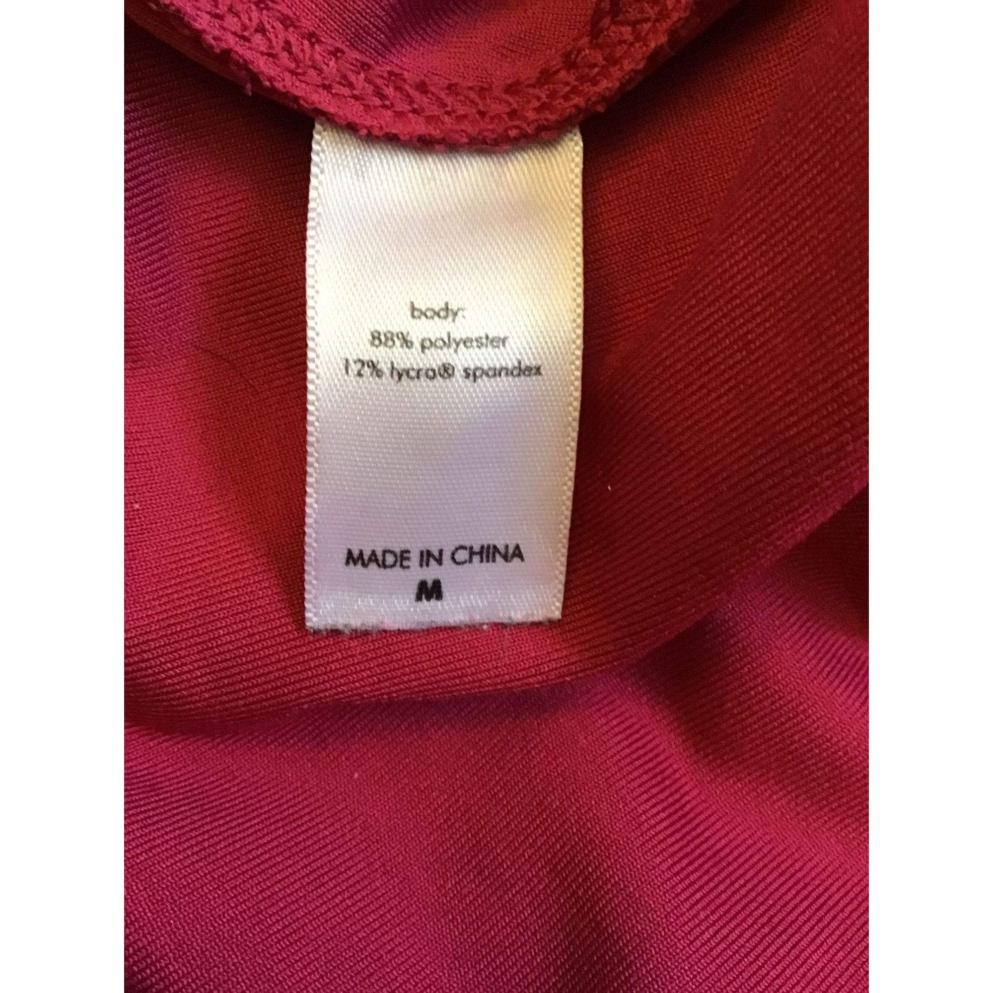 Other Lucy Womens PinkishRed Full-Zip Jacket With Front Pockets - Size M / US 6-8 / IT 42-44 - 7 Thumbnail