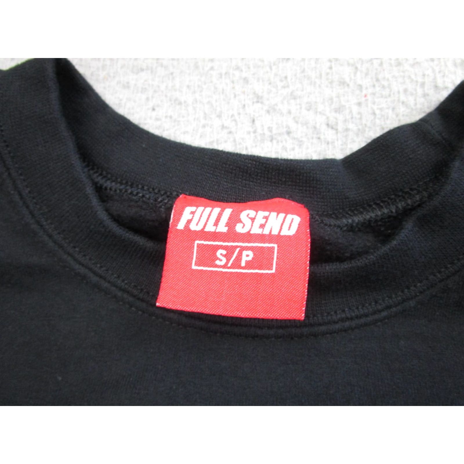 Vintage Full Send Sweatshirt Mens Small Black Scorpion Crewneck Pullover Graphic Streetwear Size US S / EU 44-46 / 1 - 5 Thumbnail