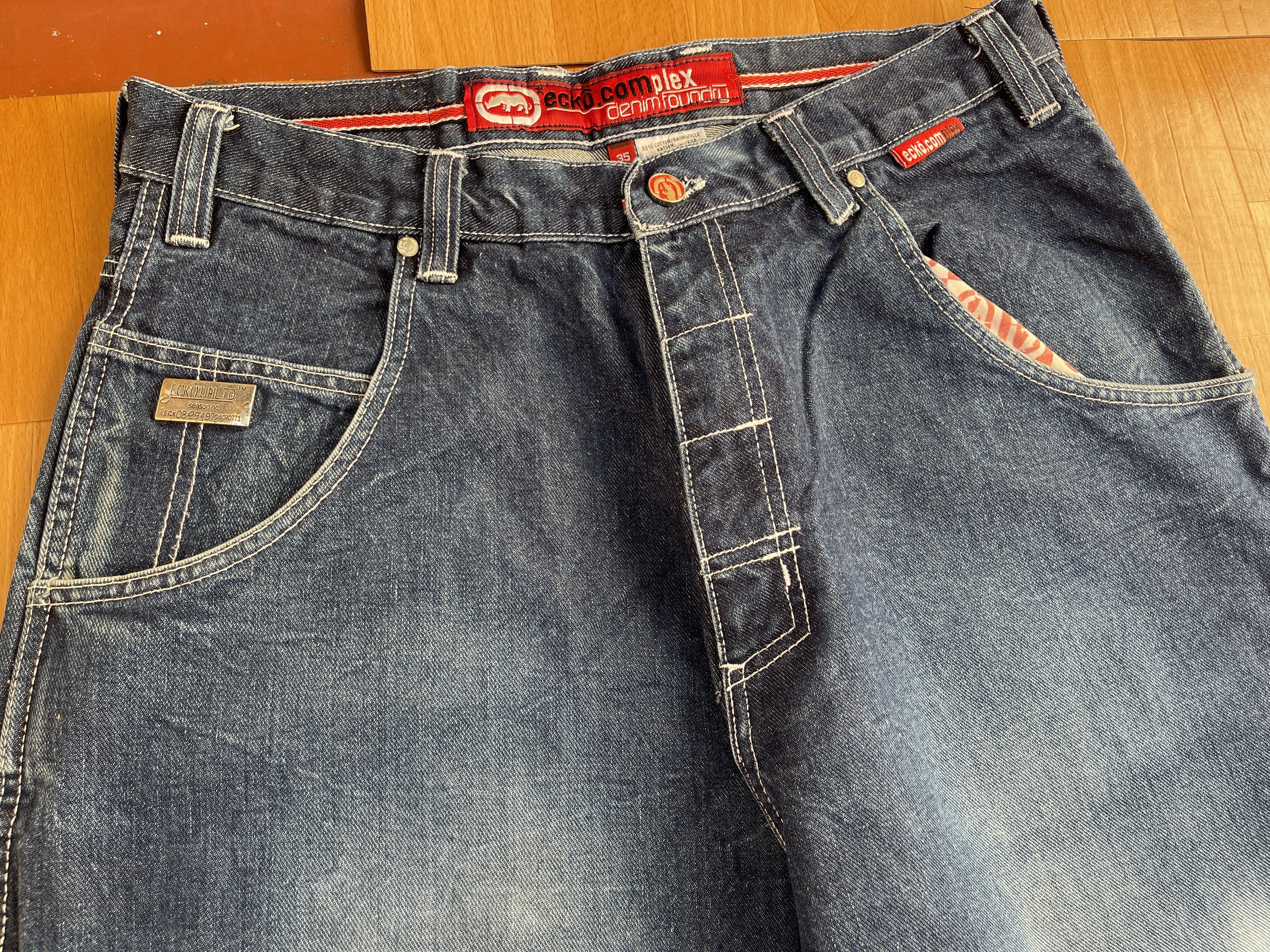 Ecko Unltd. Ecko Unltd jeans, baggy, vintage 90s hip hop skater Y2K W 34 Size US 34 / EU 50 - 11 Thumbnail