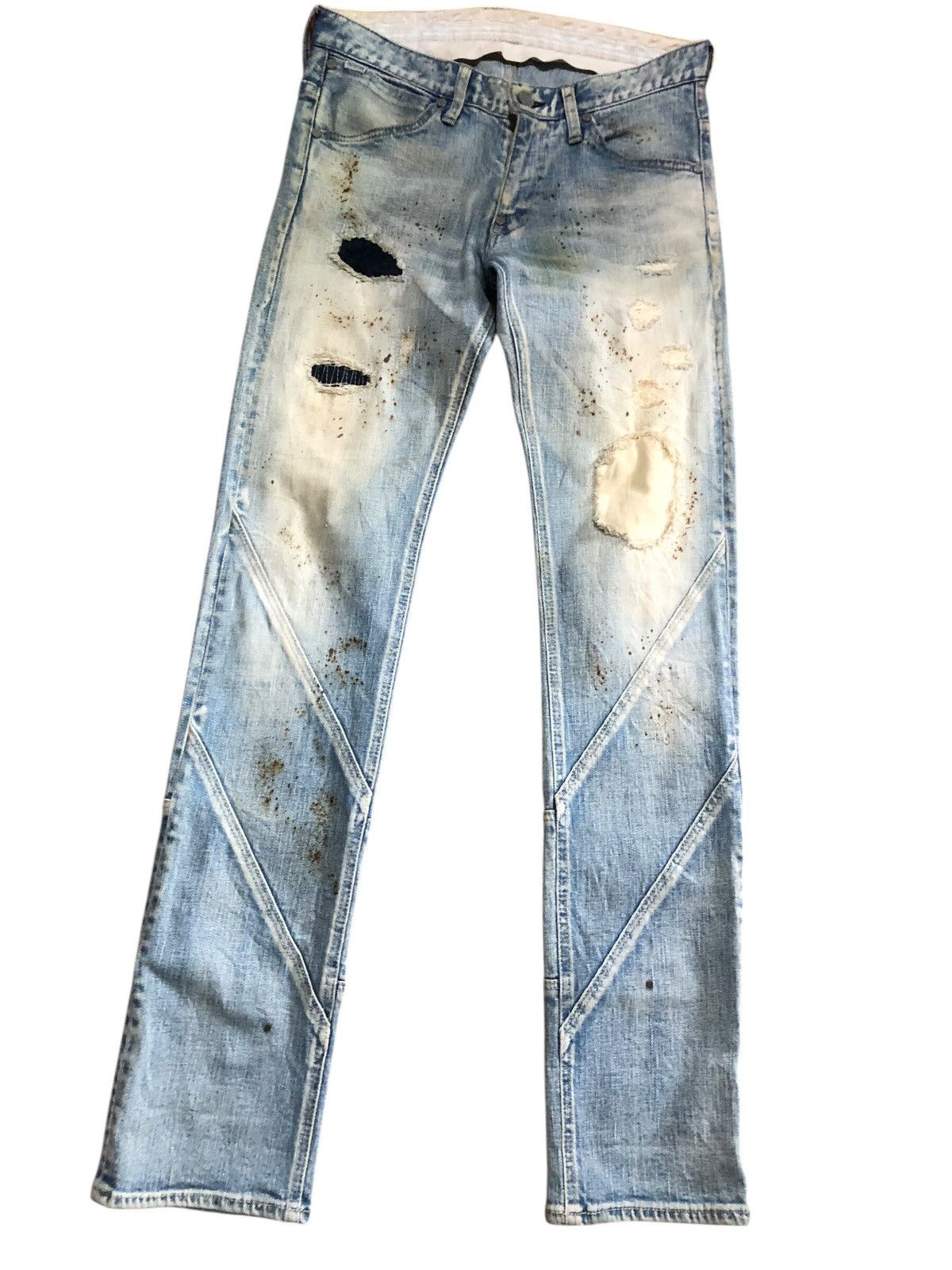 Factotum Rusty Mud Max If six was nine inspired denim pants