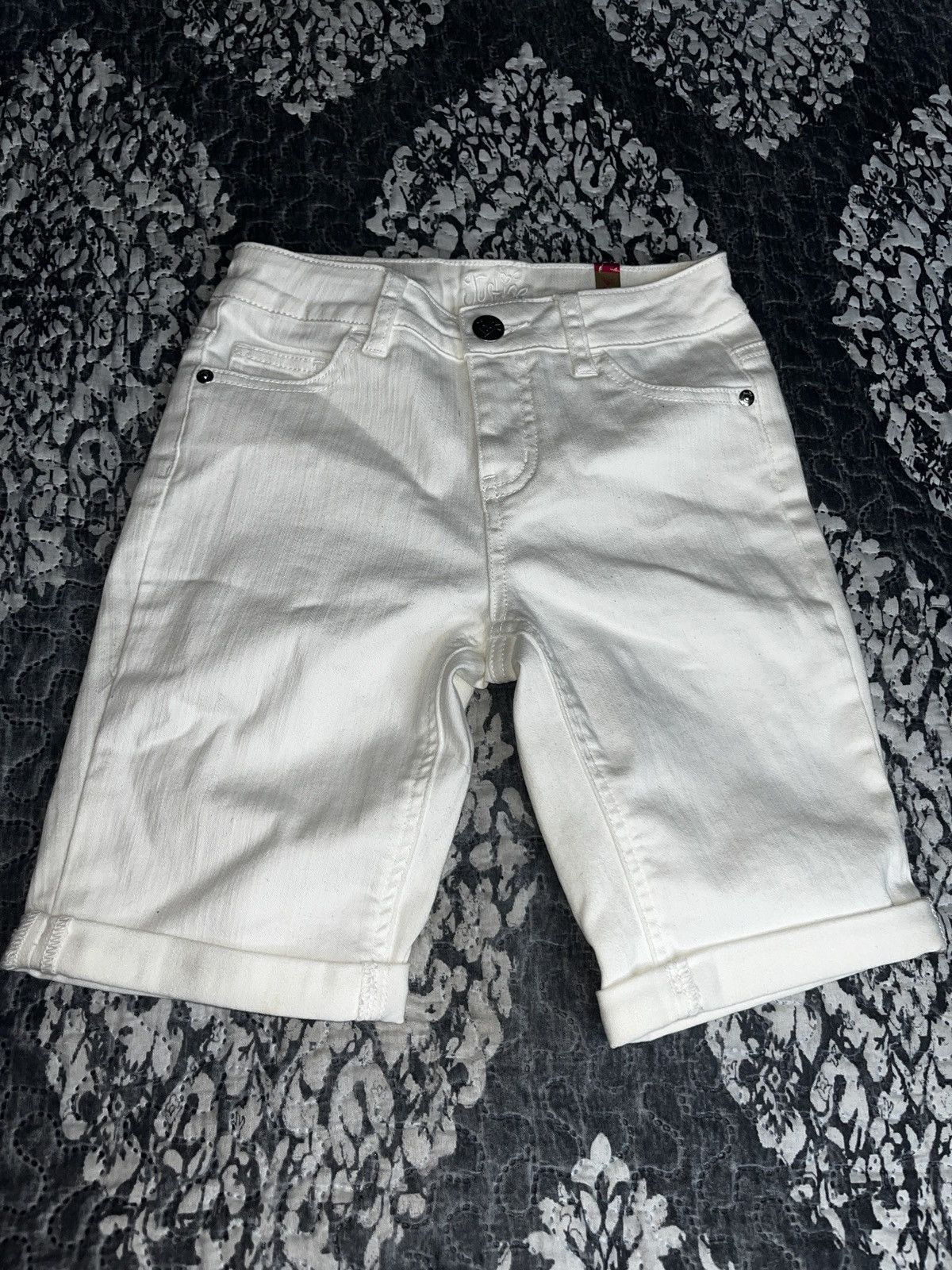 Other Justice White Bermuda Shorts for Girls Size 36" / US 14 / IT 50 - 1 Thumbnail
