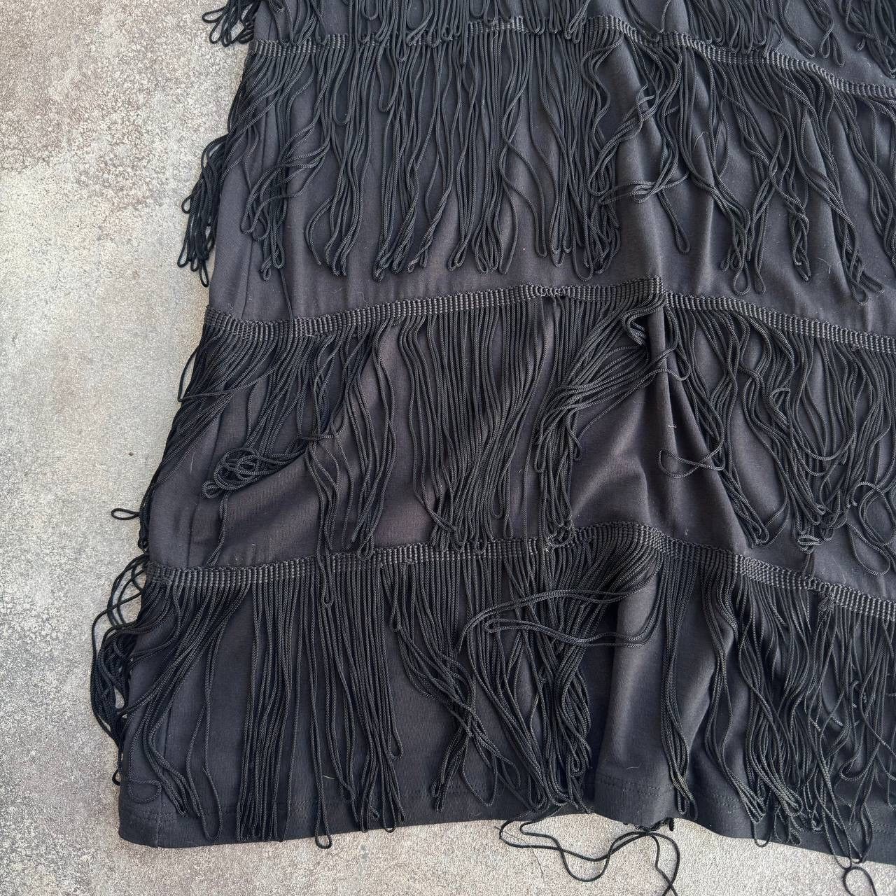 Dolce & Gabbana D&G Dolce & Gabbana Vintage Fringe Details Midi Dress Size M / US 6-8 / IT 42-44 - 7 Thumbnail