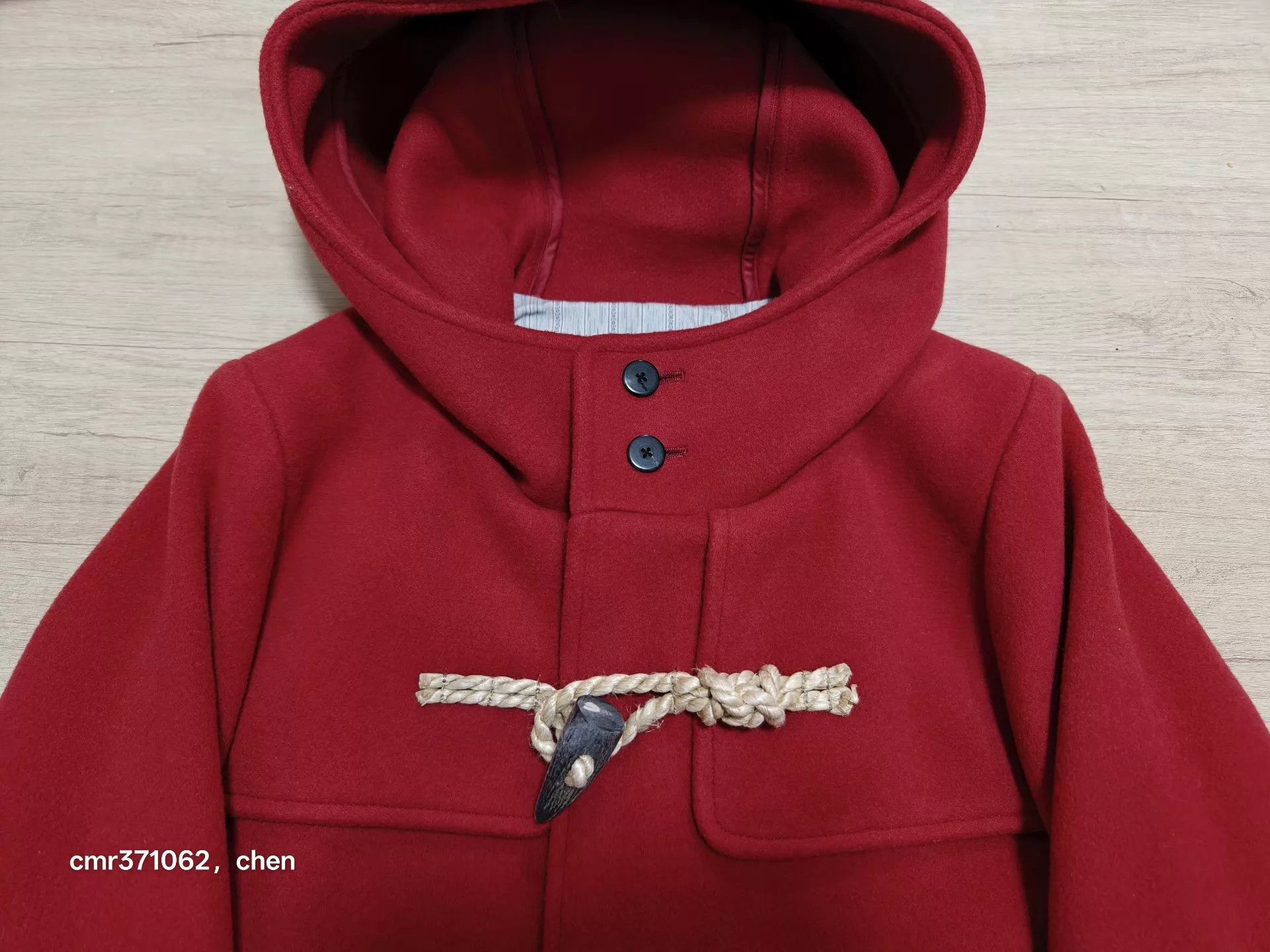 Visvim visvim 16AW Commodore Coat Melton Wool Red Size 2 Size US M / EU 48-50 / 2 - 2 Thumbnail