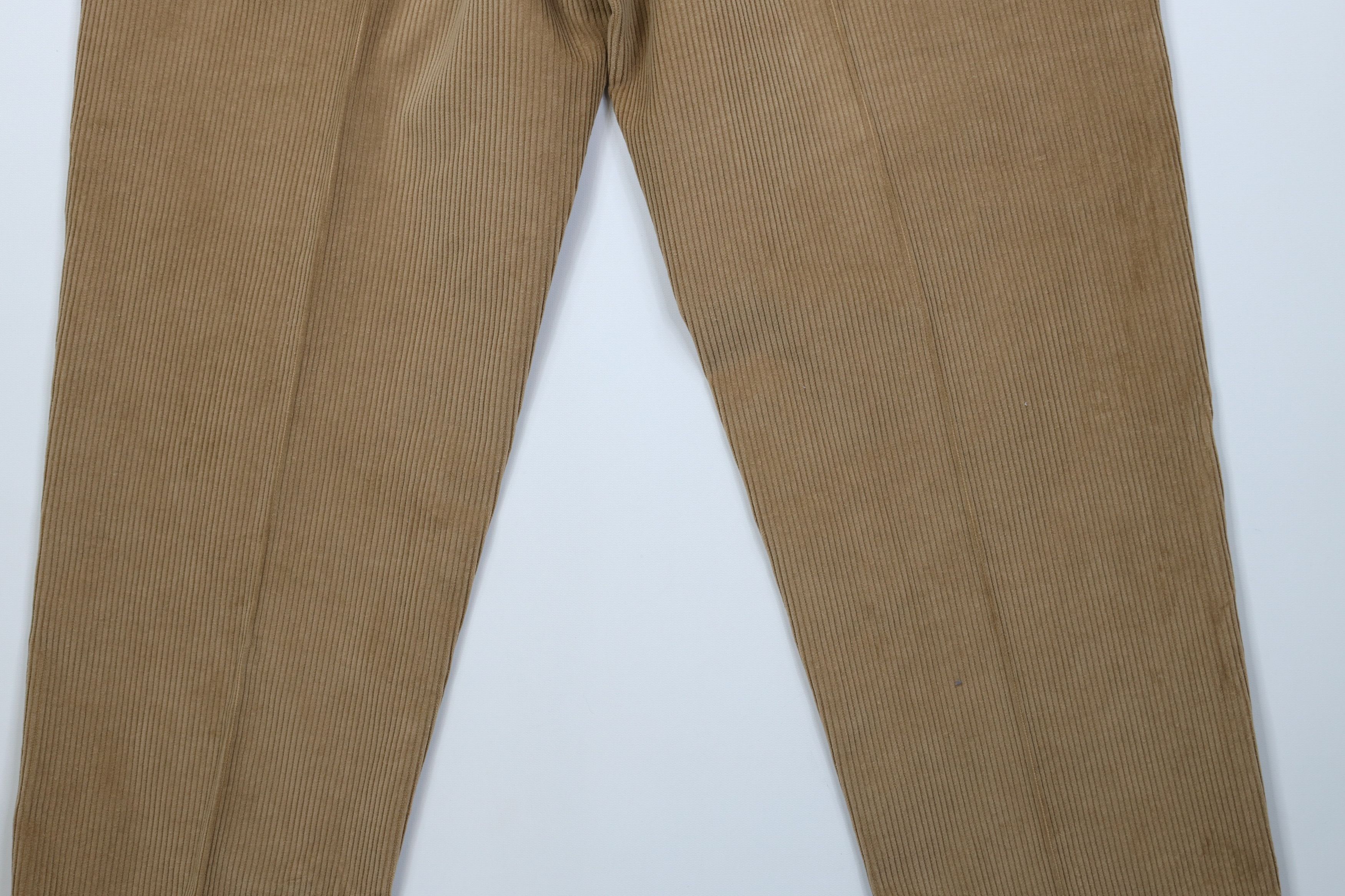 L.L. Bean Vtg 90s LL Bean Wide Leg Corduroy Chino Pants Trousers Beige Size US 34 / EU 50 - 13 Thumbnail