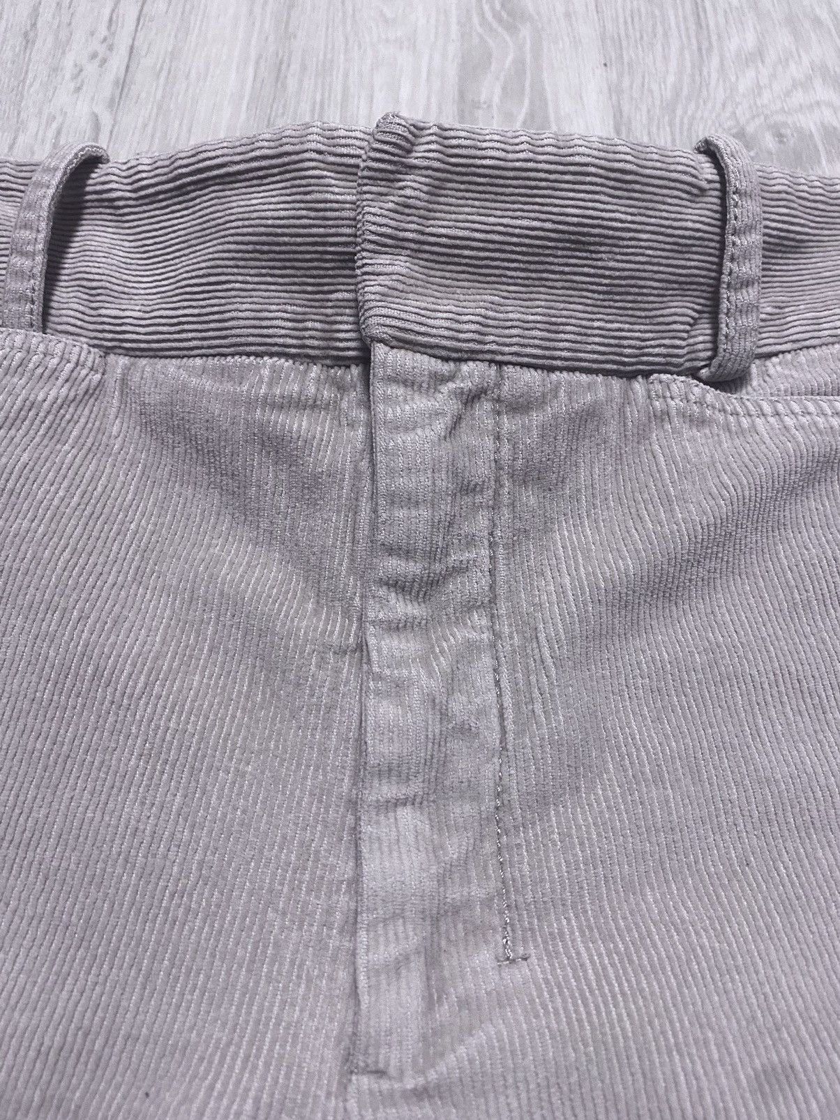 Prada Prada Linea Rossa Red Tab Beige Flared Corduroy Pant Trouser Size US 30 / EU 46 - 9 Thumbnail