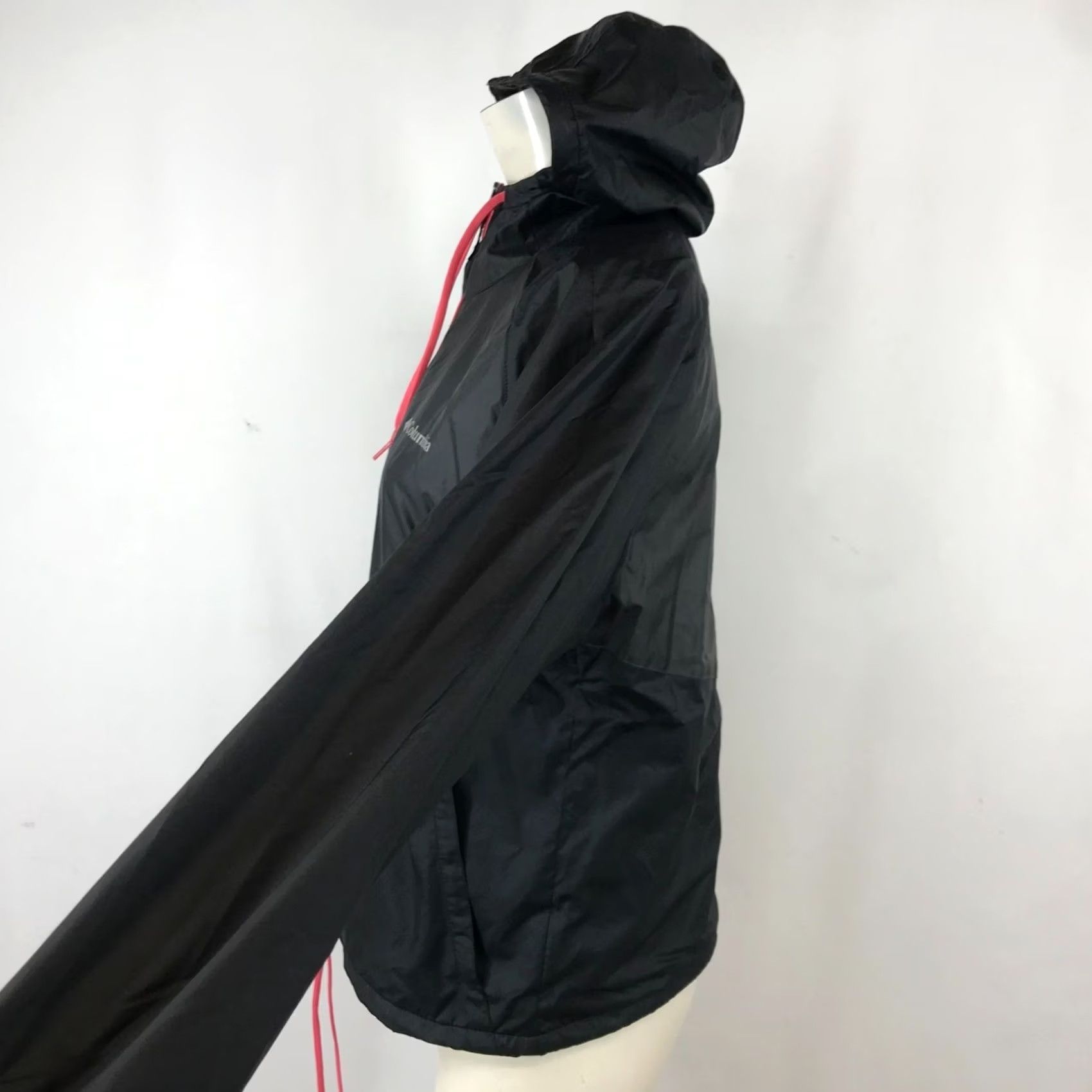 Pinko Columbia Jacket Womens SMALL Black PINK HOODED FULL ZIP FLEECE LINED COAT Size S / US 4 / IT 40 - 4 Thumbnail