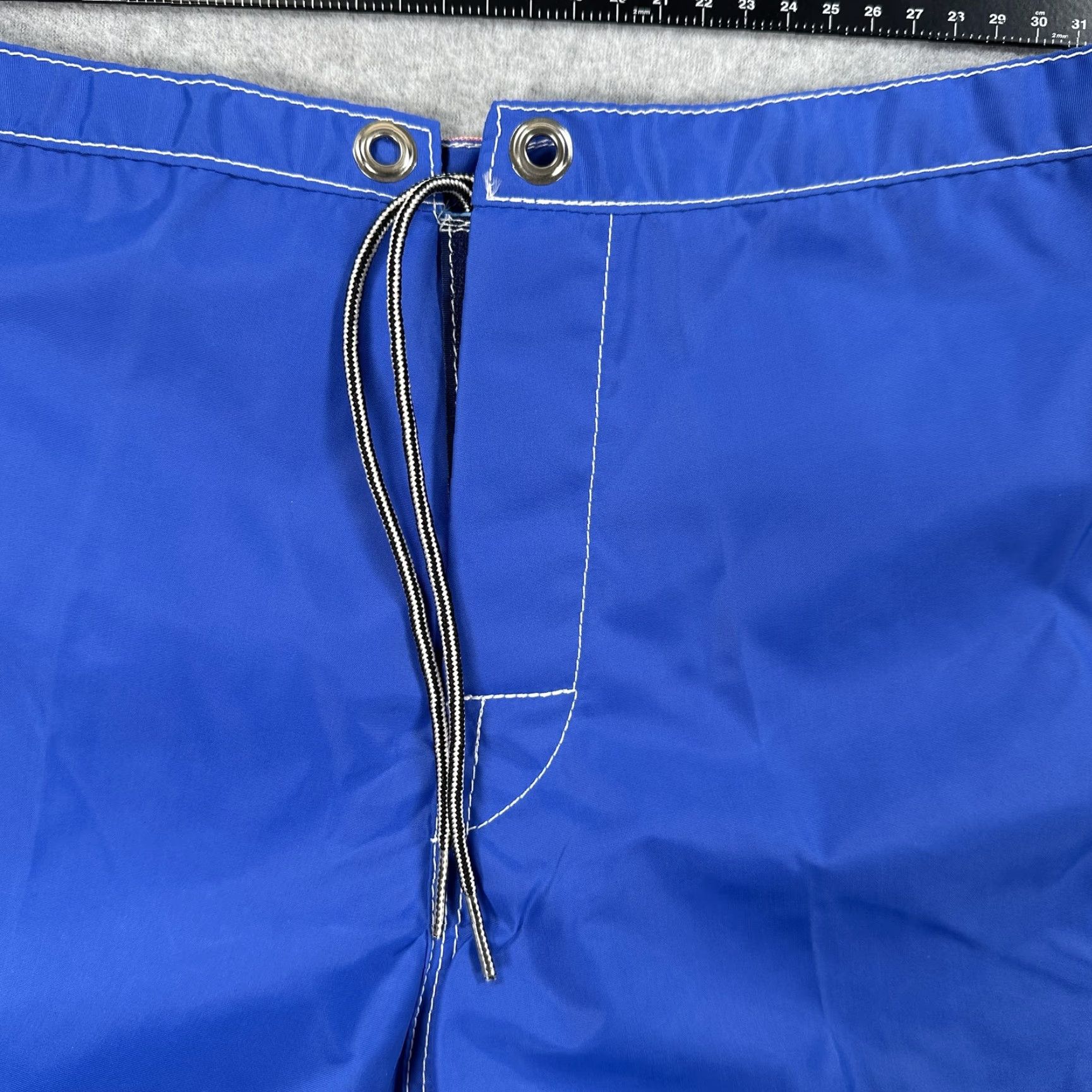 Vintage Birdwell Beach Britches Shorts 26 Blue Board Surf Swim USA Pocket New Womens Size US 26 / EU 42 - 6 Thumbnail