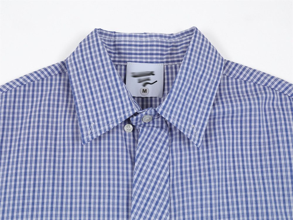 Japanese Brand × Vintage Retro men's loose casual lapel plaid shirt tie y2k Size US M / EU 48-50 / 2 - 3 Thumbnail