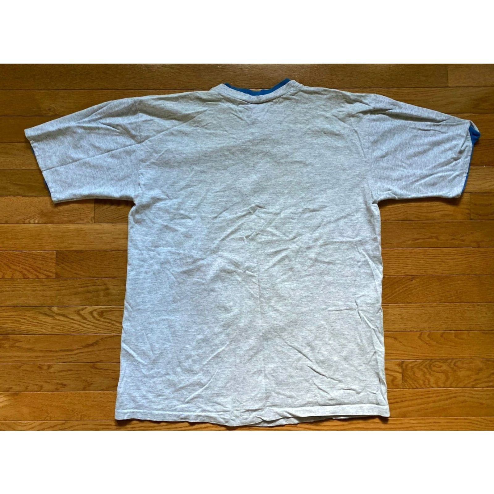 MLB VTG Chicago Cubs National League Striped Shirt 1990s 1993 USA Made Jostens Adult Large Gray MLB Graphic Tee Size US L / EU 52-54 / 3 - 2 Thumbnail