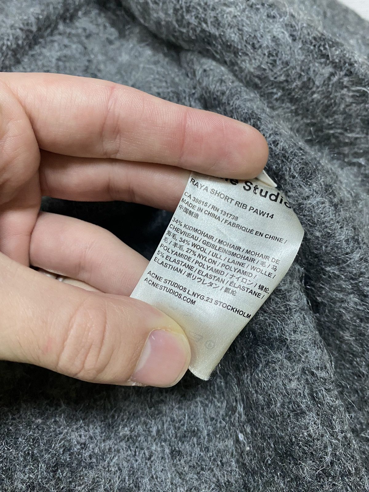 Acne Studios Acne Studios vintage kidmohair wool cardigan Size US S / EU 44-46 / 1 - 8 Thumbnail