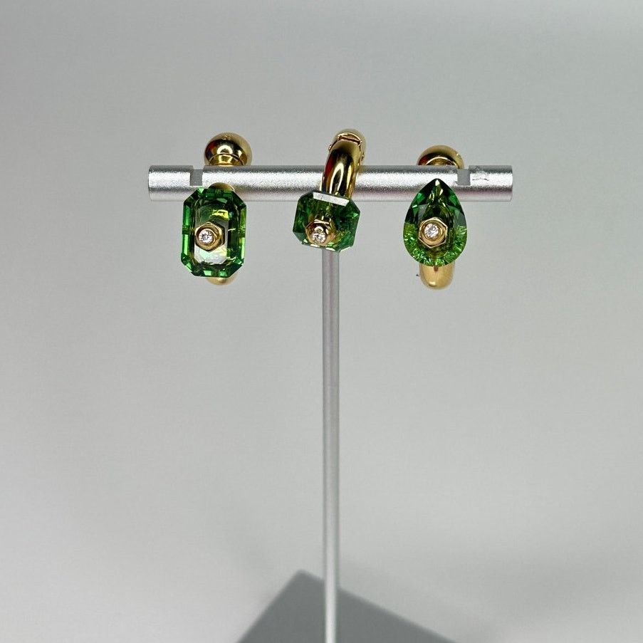Swarovski Swarovski Numina hoop earrings Set (3), Mixed cuts Size ONE SIZE - 3 Thumbnail