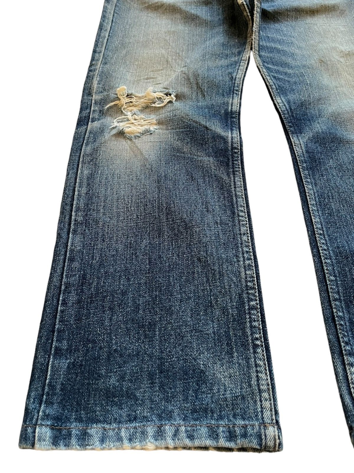 Levi's Vintage 90s Levis Mud Wash Distressed Loose Jeans Size US 32 / EU 48 - 7 Thumbnail