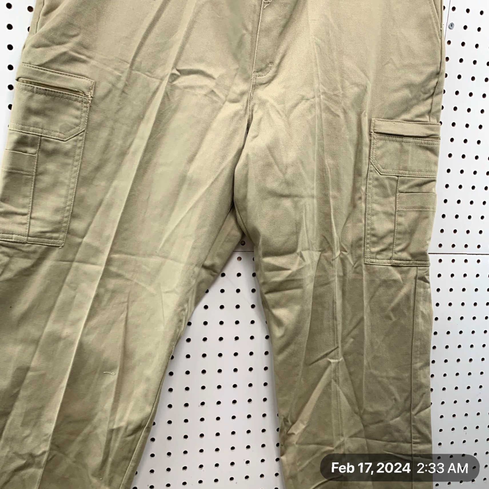 Dickies VINTAGE Dickies Cargo Pants Mens 42x29 Beige Khaki Workwear Canvas Flat Front 29" Inseam Mens Size US 42 / EU 58 - 6 Thumbnail