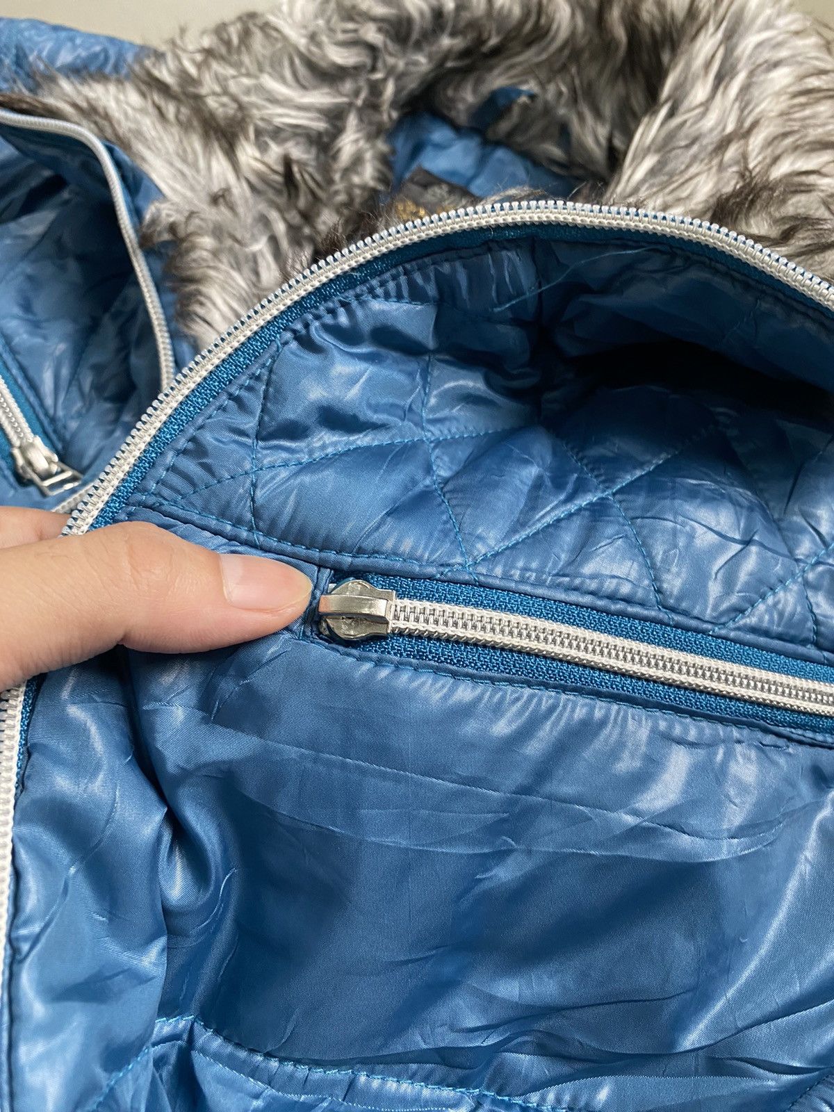 If Six Was Nine × Japanese Brand × Le Grande Bleu (L.G.B.) Spinash Fur Puffer Jacket Size US L / EU 52-54 / 3 - 6 Thumbnail