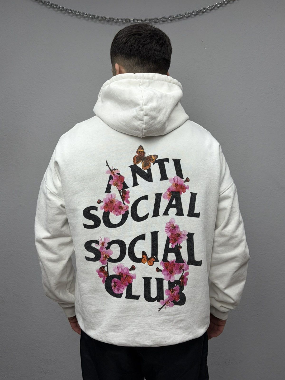 Anti Social Social Club Anti Social Social Club Floral Logo Hoodie ASC Blossom Print Size US XL / EU 56 / 4 - 3 Thumbnail