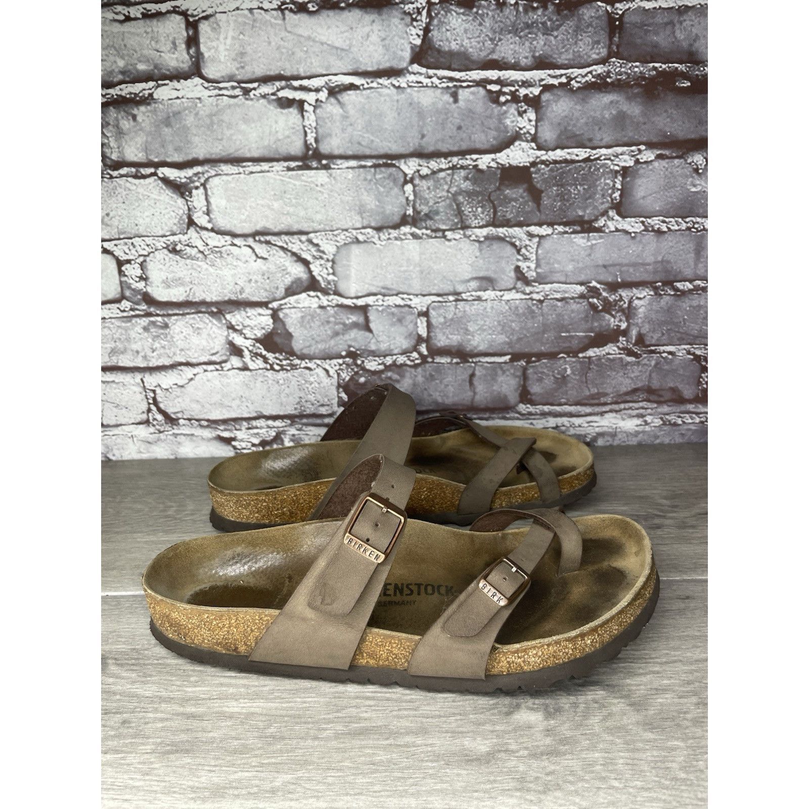 Birkenstock Birkenstock Mayari Mocha Brown Leather Strap Sandals Women’s Size US 10 / IT 40 - 13 Thumbnail