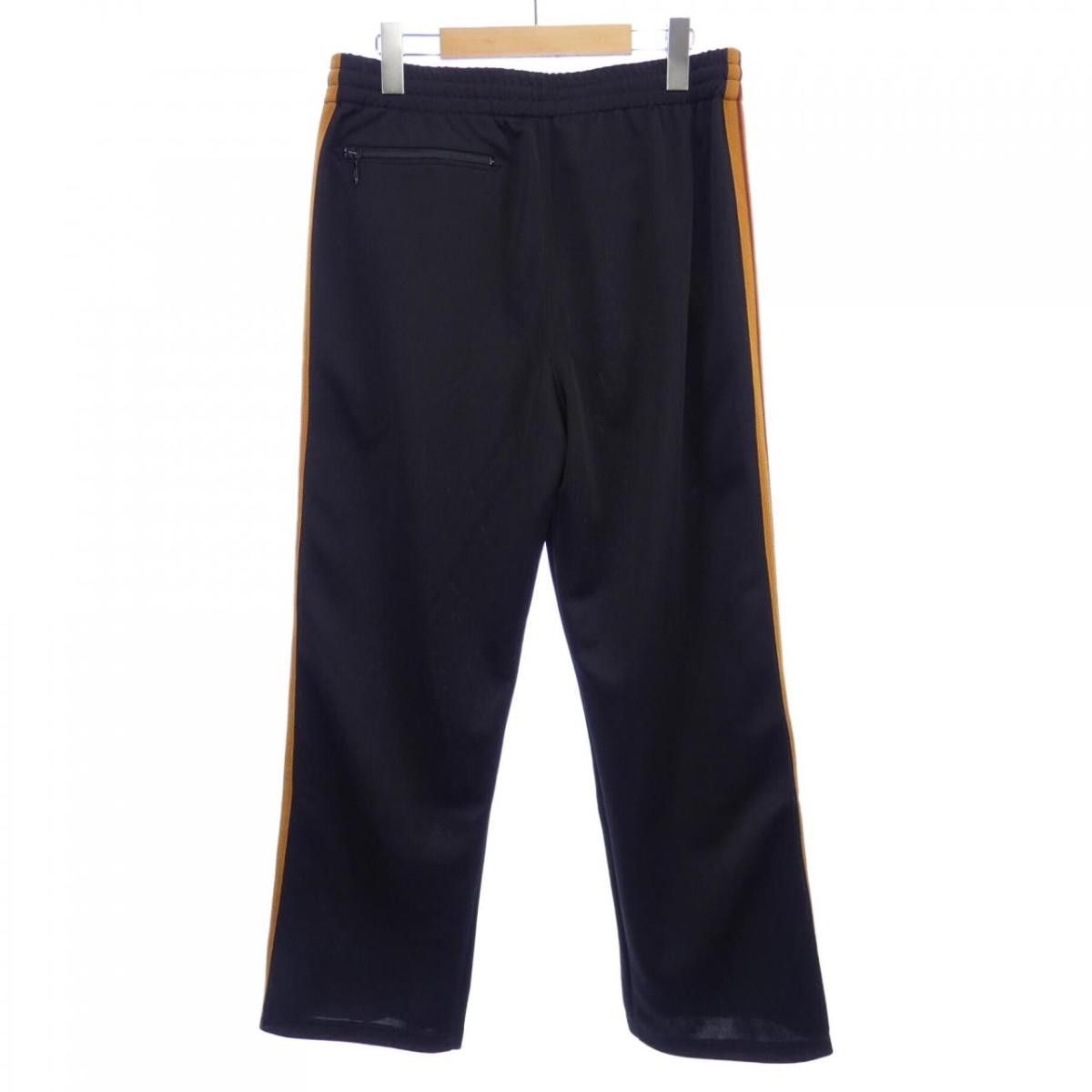 Needles Sweat Pants Side Tape Polyester Logo Black Size US 31 - 2 Thumbnail