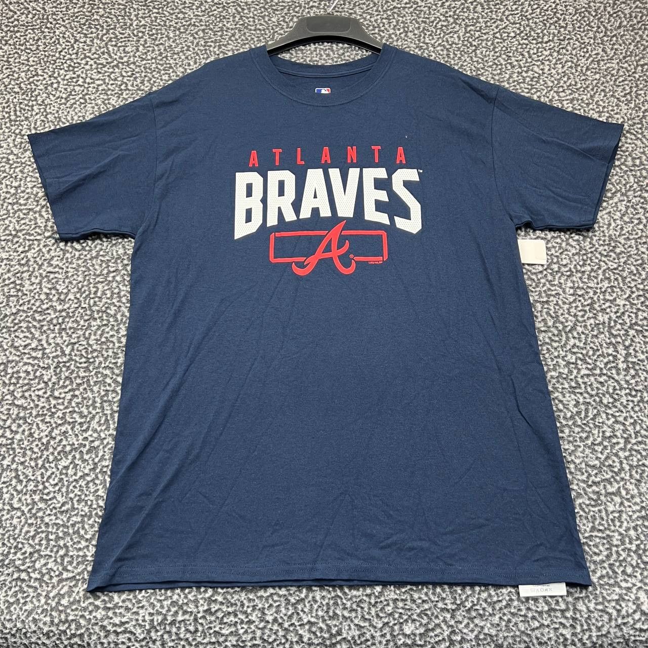 MLB Atlanta Braves Shirt Men Blue MLB Crew Neck Cotton New L Size US L / EU 52-54 / 3 - 1 Thumbnail