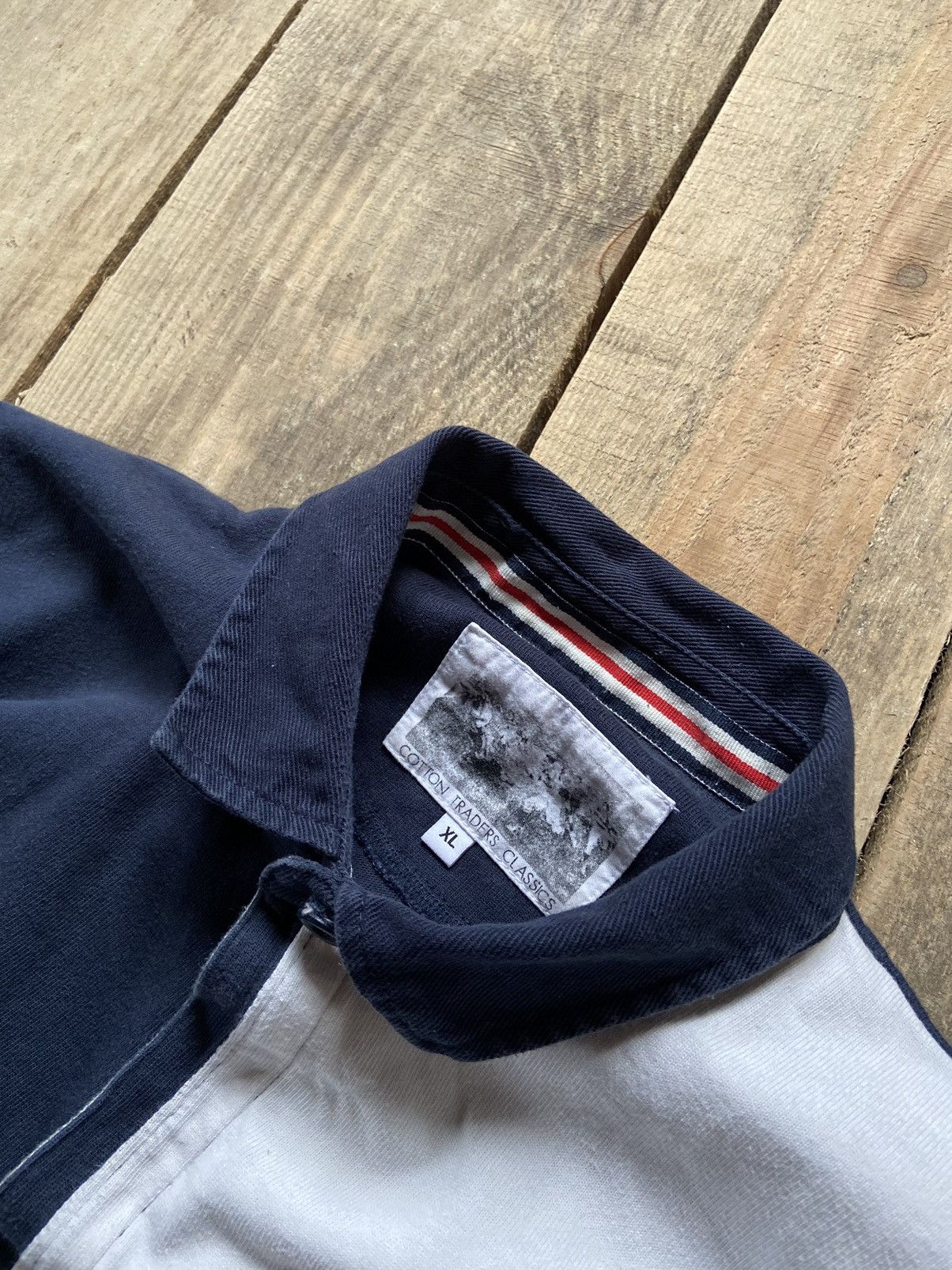 Canterbury of New Zealand Vintage Cotton Traders England Rugby long sleeve vintage Size US XL / EU 56 / 4 - 4 Thumbnail