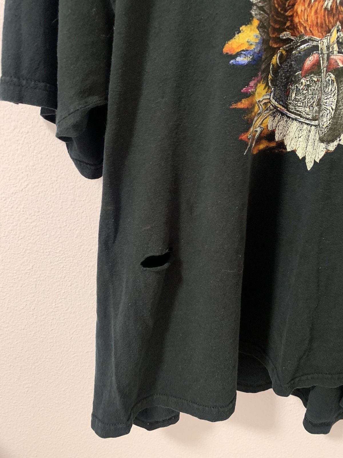 Vintage 90’s Distressed Eagle tee Size US XXL / EU 58 / 5 - 2 Thumbnail