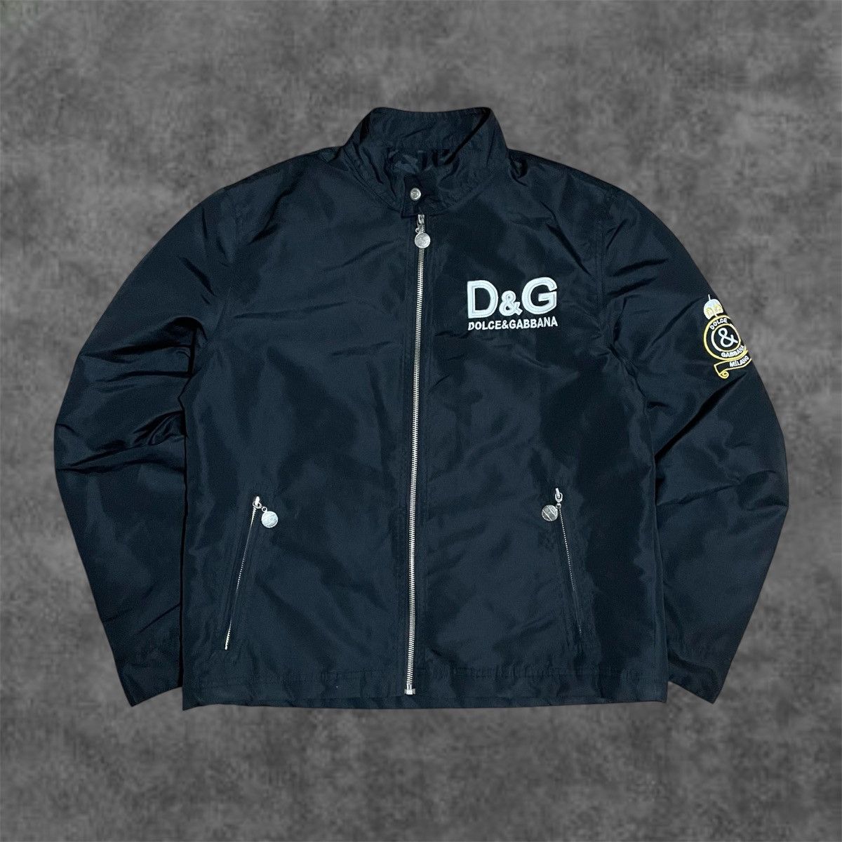 Dolce & Gabbana × Vintage Dolce &Gabbana Vintage Crown Bomber Jacket Size US M / EU 48-50 / 2 - 1 Thumbnail