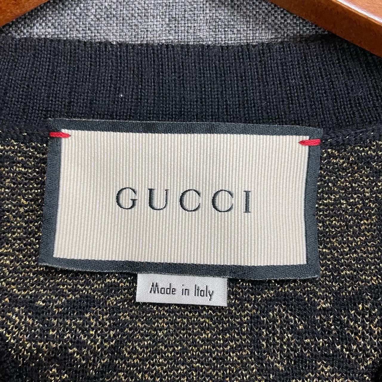 Gucci Gucci Black and gold full-print sweater 2501-Nextarrow Size US XS / EU 42 / 0 - 5 Thumbnail