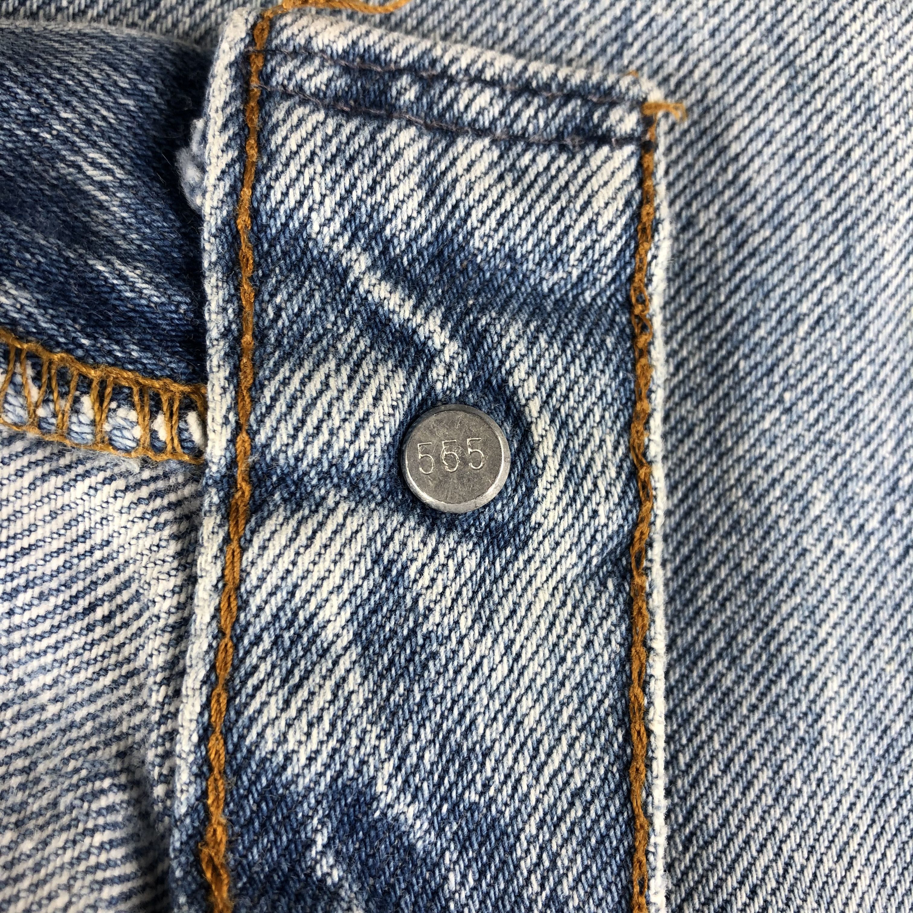 Levi's Vintage 80s Light Wash Levis 501 Jeans-JM2247 Size US 30 / EU 46 - 9 Thumbnail