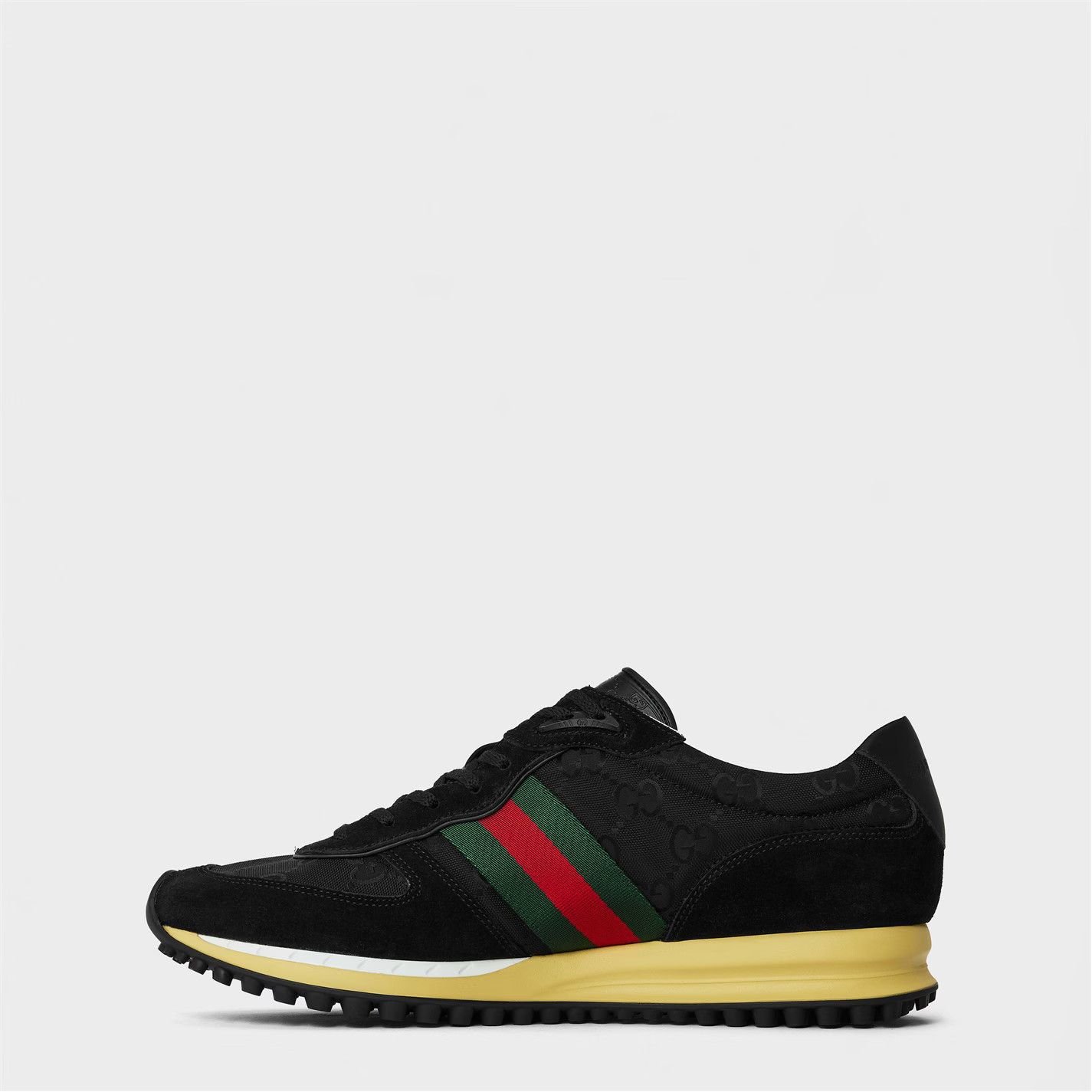 Gucci o1g2r1mq0426 Runners Sneakers in Black Size US 6.5 / EU 39-40 - 2 Thumbnail