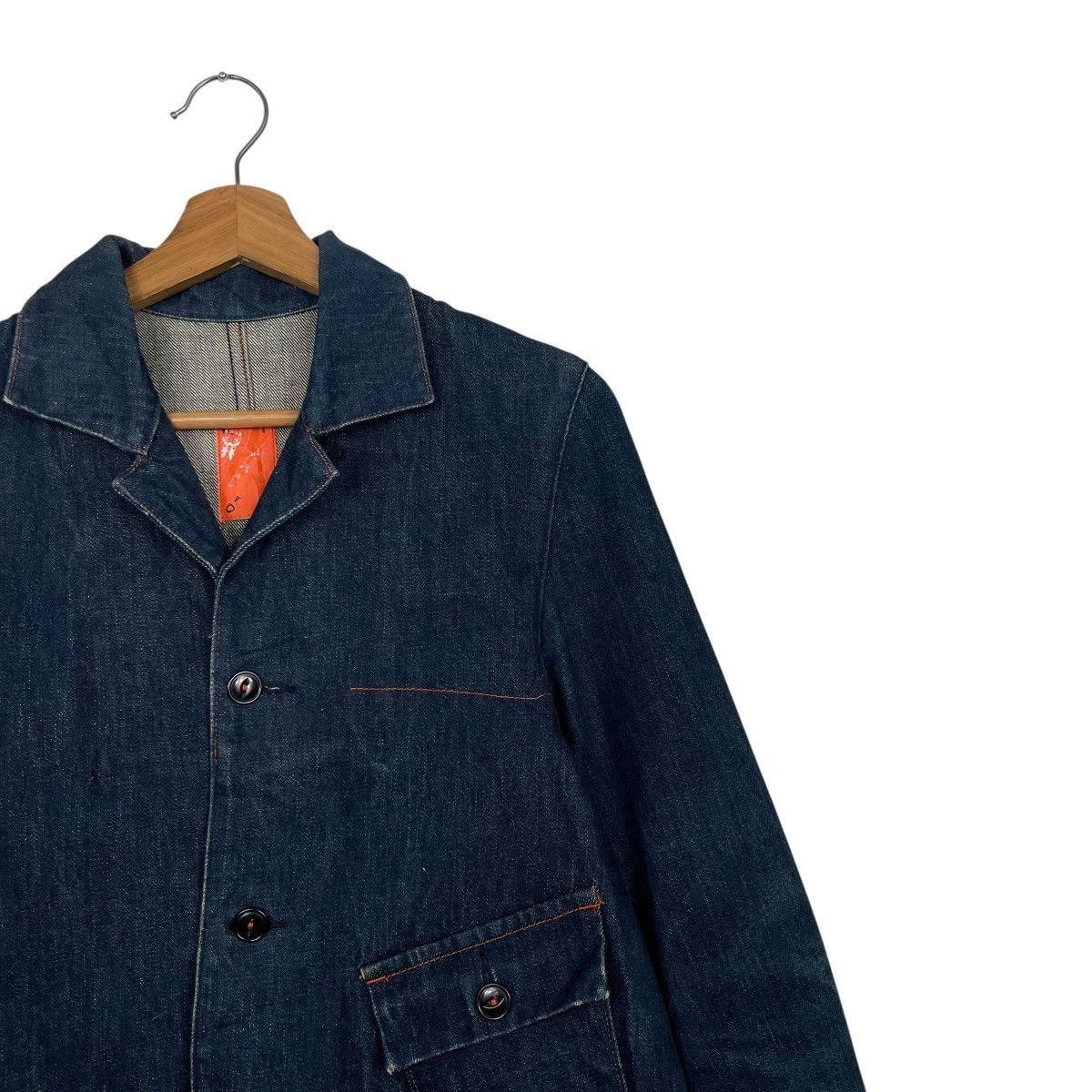 KATO Vtg Kato Tool Project Single Pocket Denim Jacket Size US S / EU 44-46 / 1 - 5 Thumbnail
