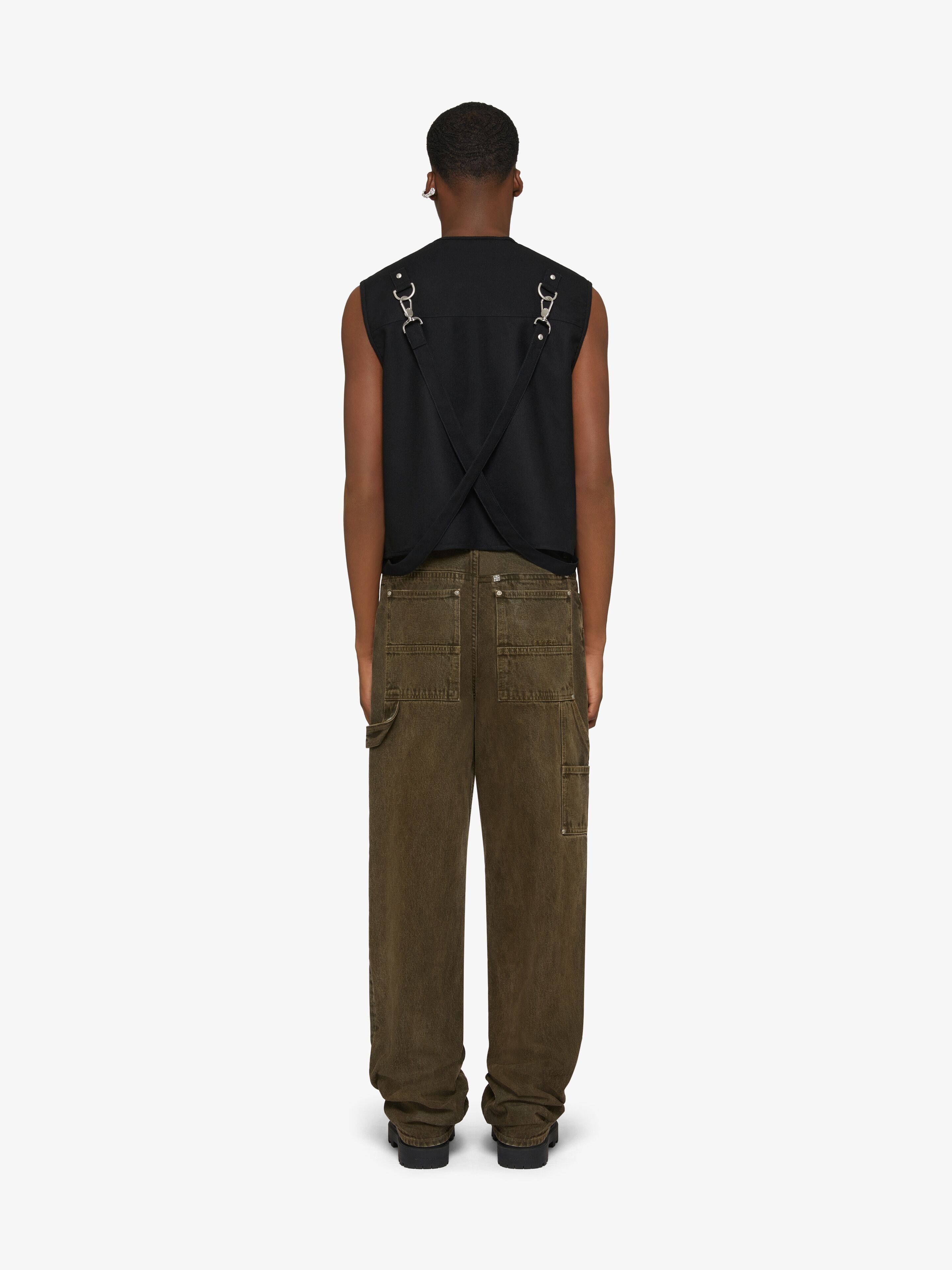 Givenchy o1w1db10325 Multipockets Waistcoat in Black Size US S / EU 44-46 / 1 - 4 Thumbnail